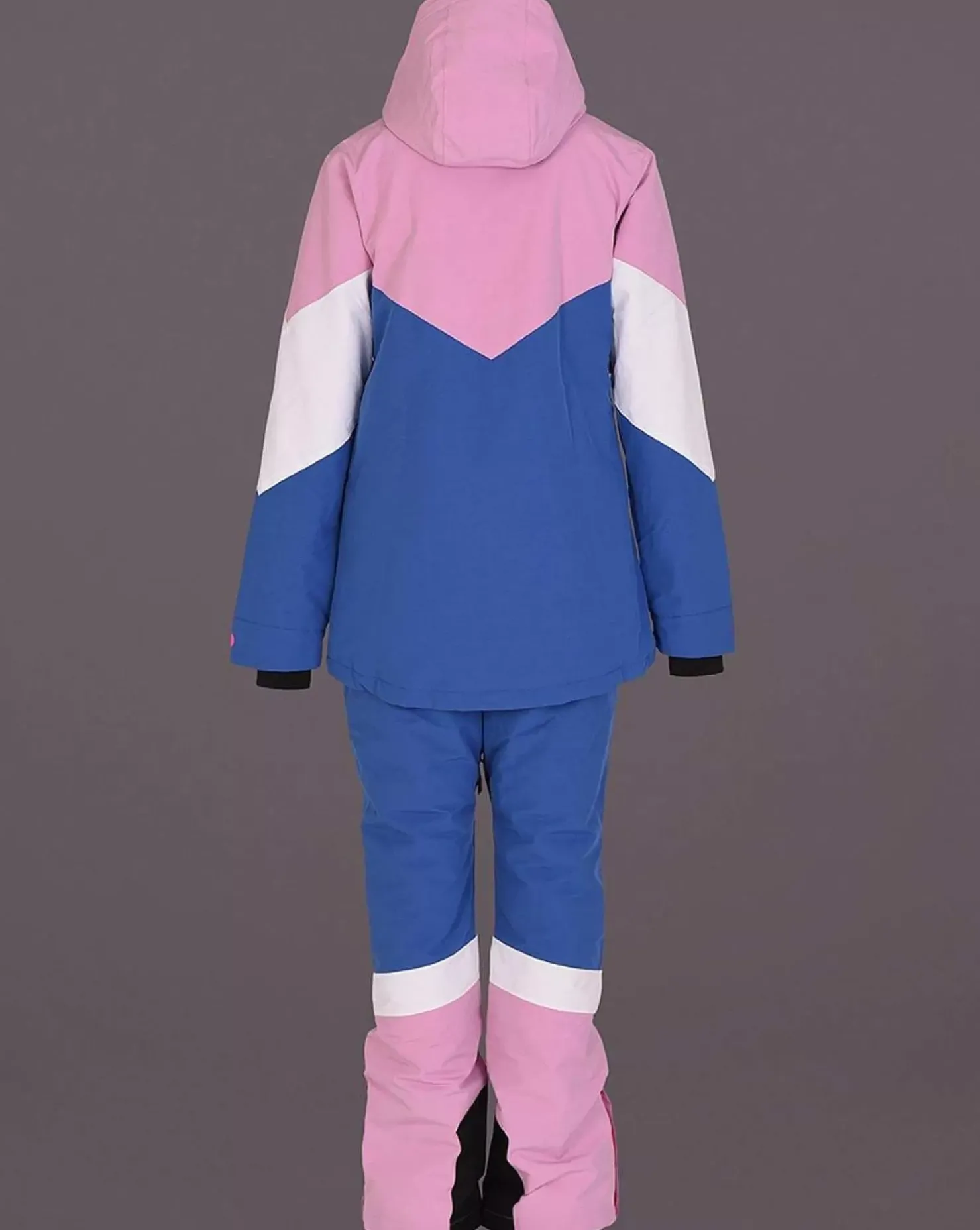 Women OOSC Snow Jackets>1080 Women'S Ski & Snowboard Jacket - Pastel Pink, White & Blue