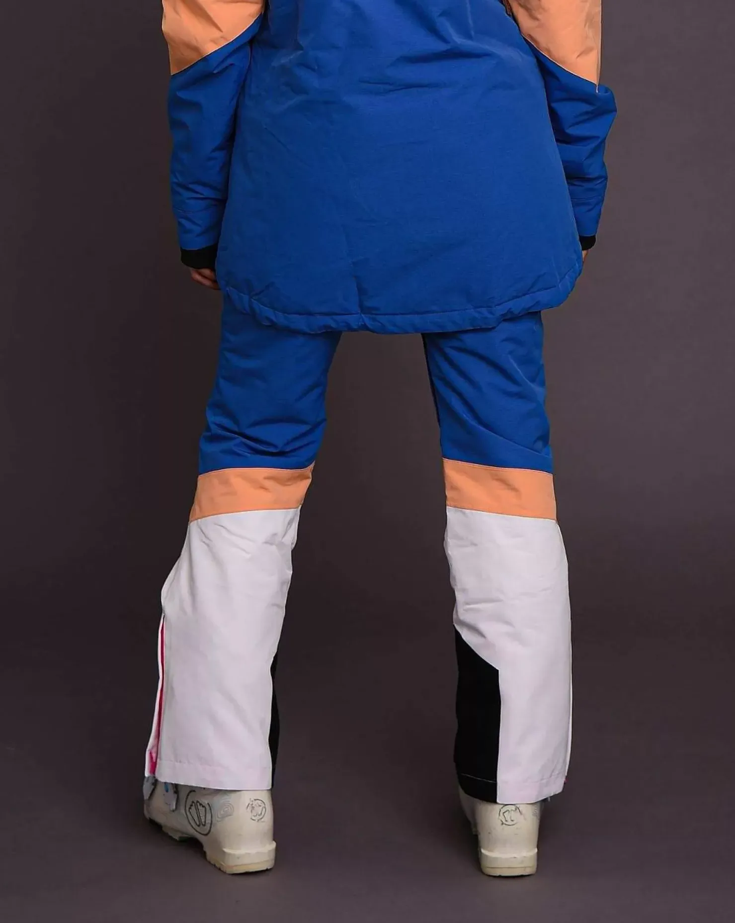 Women OOSC 1080 Jackets & Pants>1080 Women'S Ski & Snowboard Pant - Pastel Peach, White & Blue