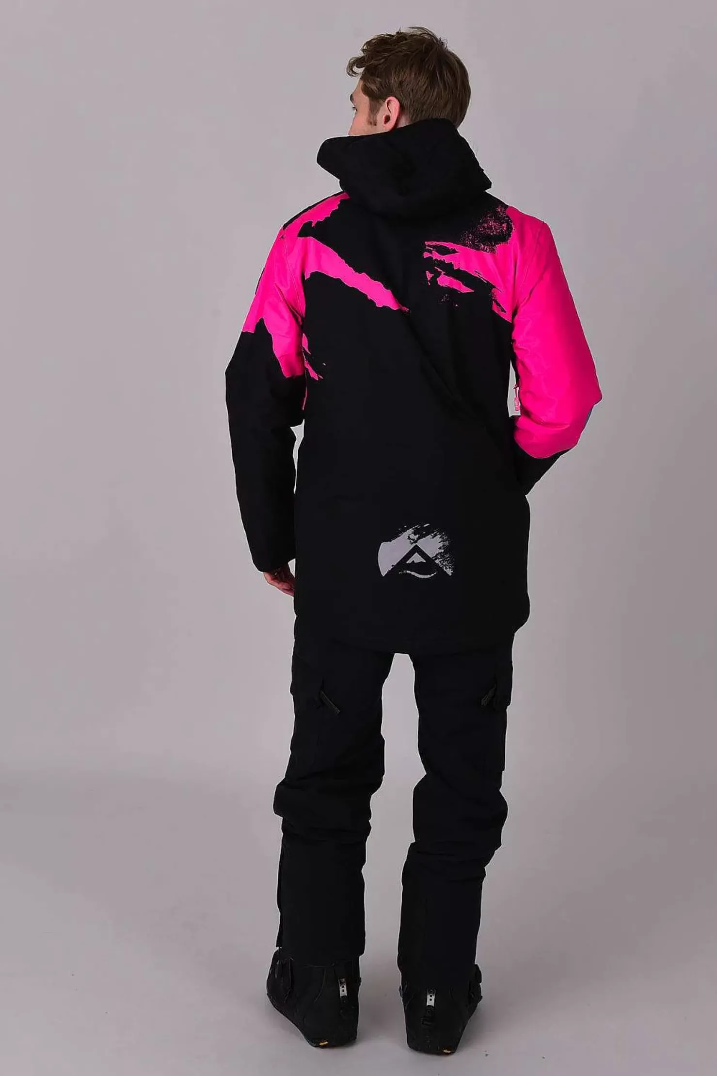 Men OOSC After Party Jackets>Afterparty Jacket Black & Pink Men'S