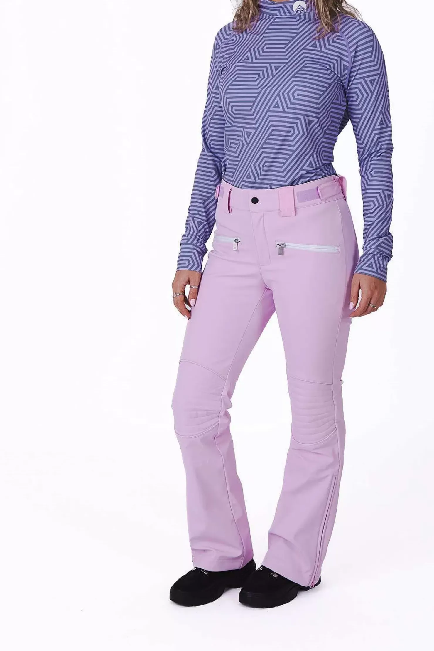 Women OOSC Snow Pants / Bibs>Baby Pink Chic Pants