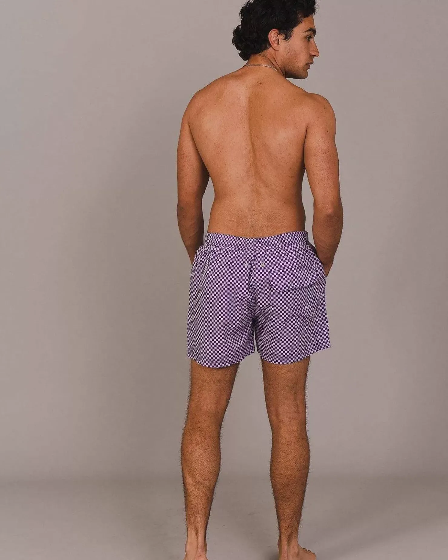 Men OOSC Swim Shorts>Checkmate Men'S Swim Shorts