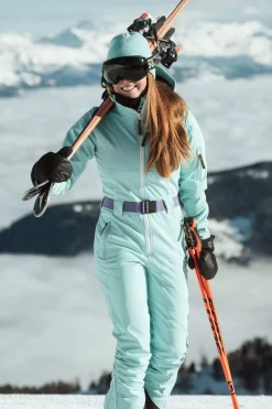 Women OOSC Ski Suits>Chic Ski Suit - Mint