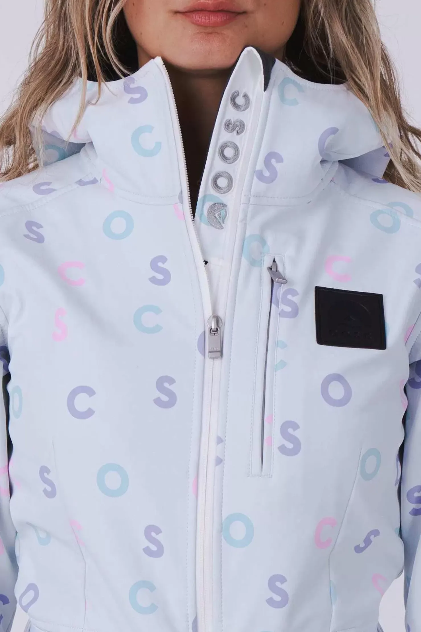 Women OOSC Chic Luxury>Chic Ski Suit - White Print