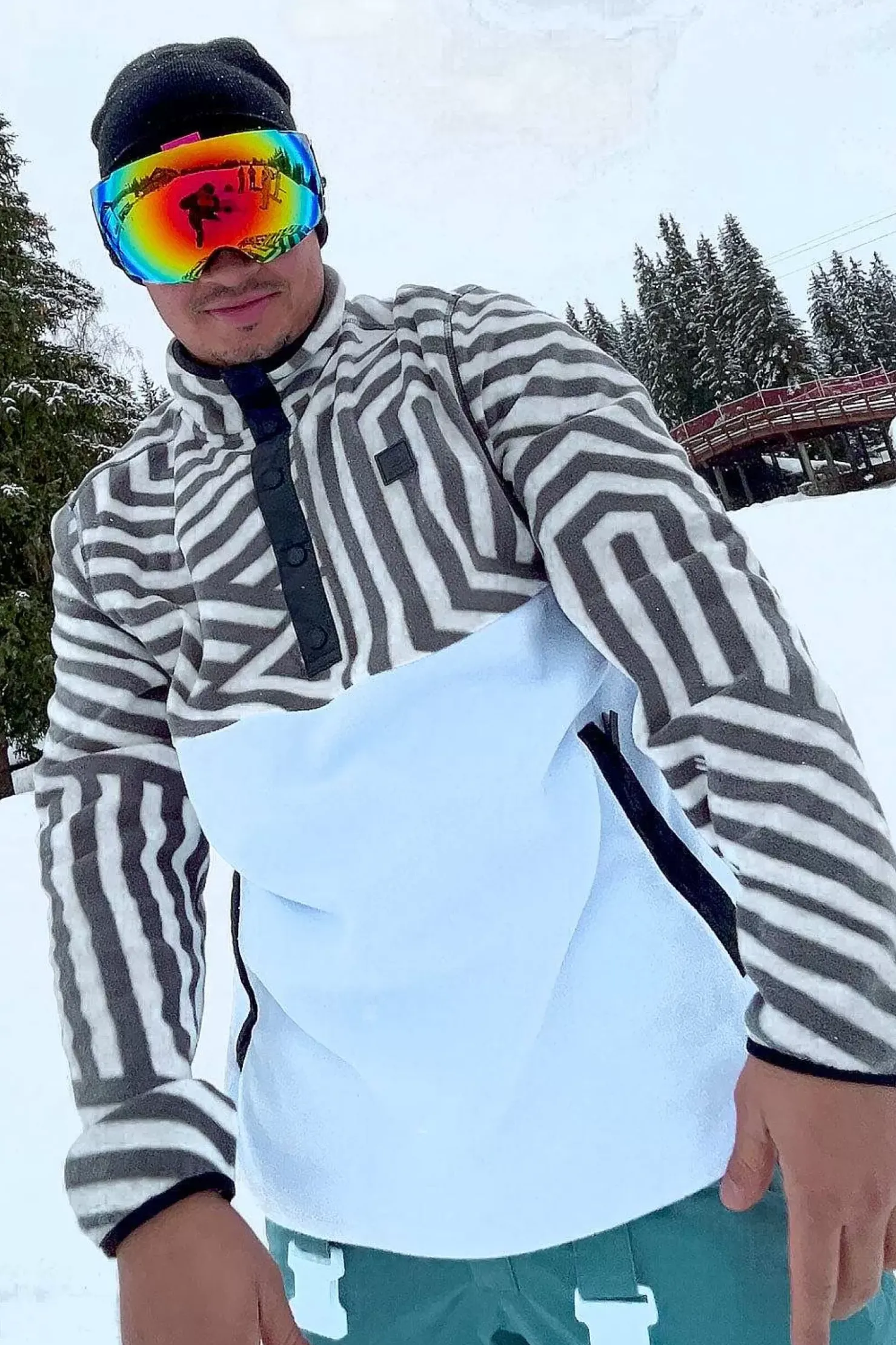 Men OOSC Fleeces>Fall Line Fleece Baby Blue - Men'S