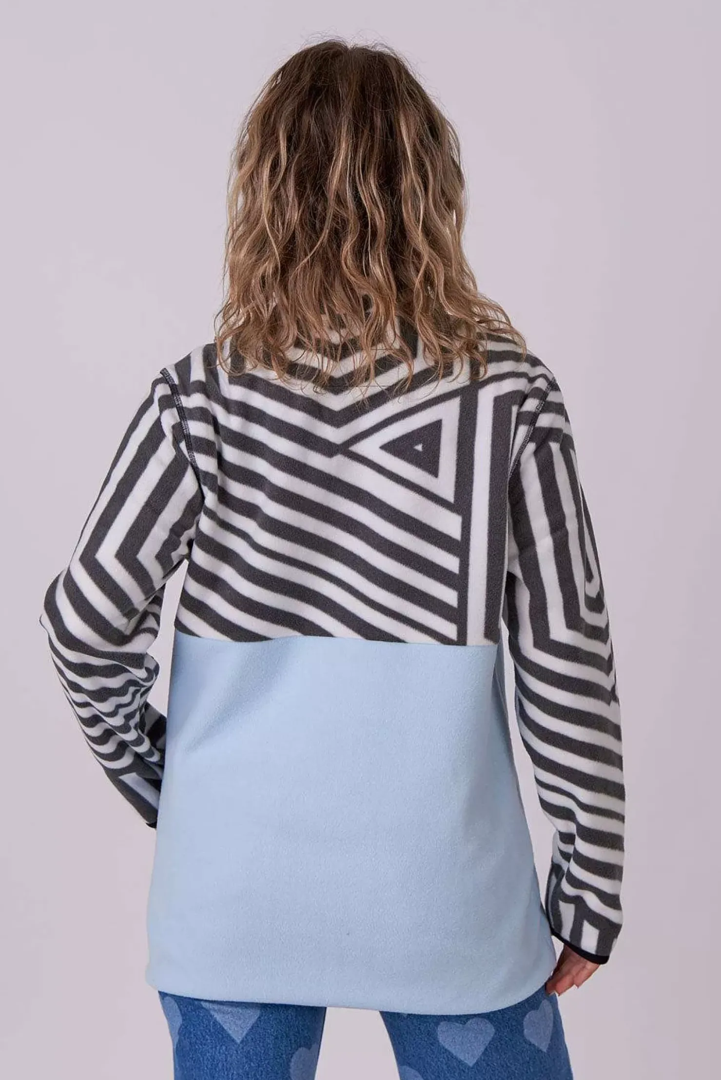 Women OOSC Fleece>Fall Line Fleece Baby Blue - Women'S