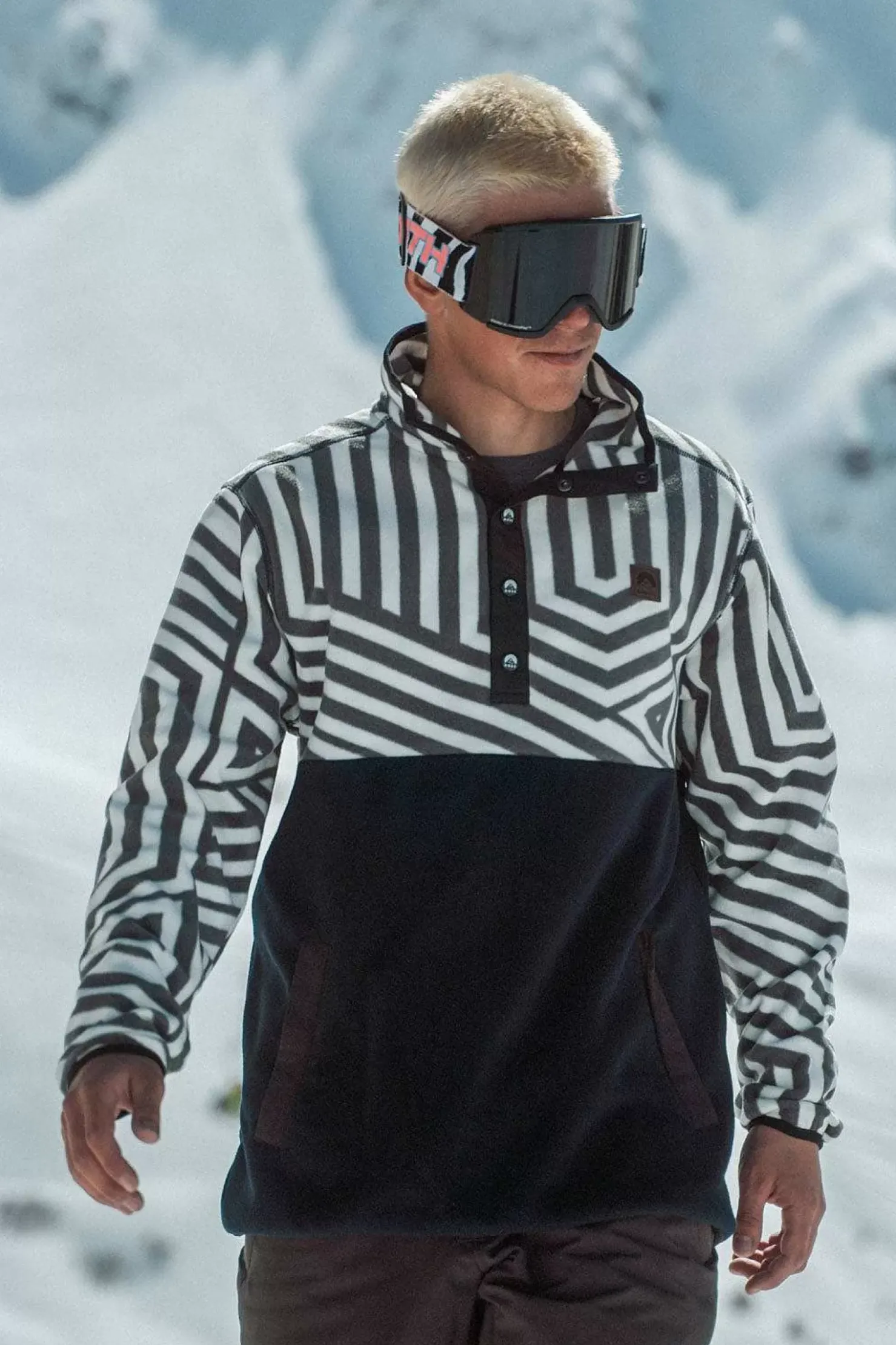 Men OOSC Fleeces>Fall Line Fleece Black - Men'S
