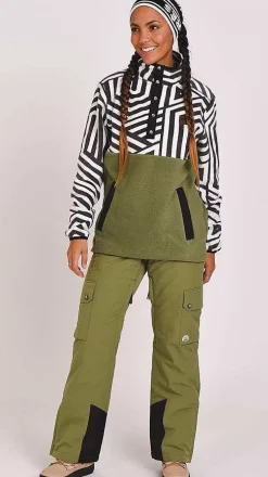 Women OOSC Fleece>Fall Line Fleece Khaki - Women'S