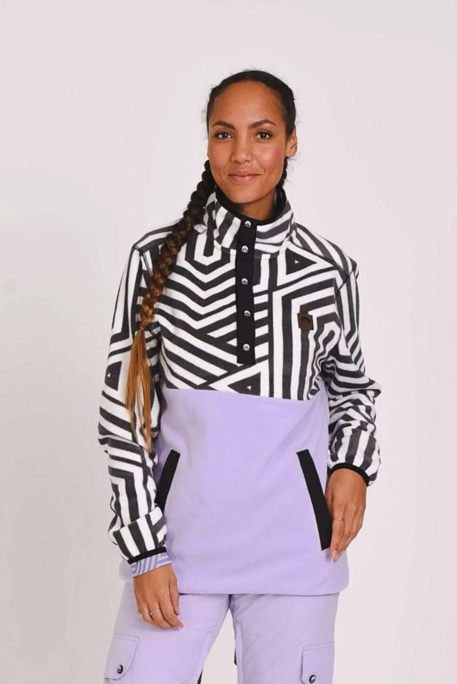 Women OOSC Fleece>Fall Line Fleece Purple - Women'S
