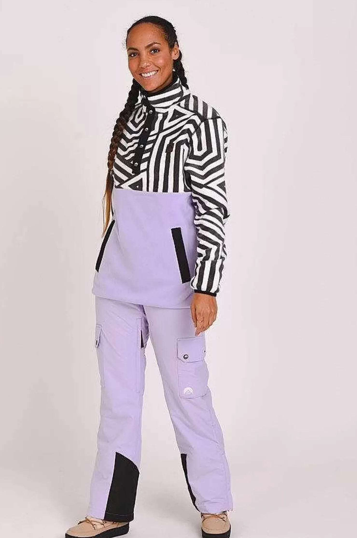 Women OOSC Fleece>Fall Line Fleece Purple - Women'S