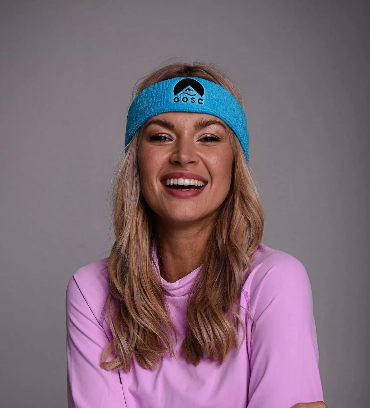 OOSC Headbands>Fluorescent Blue Headband