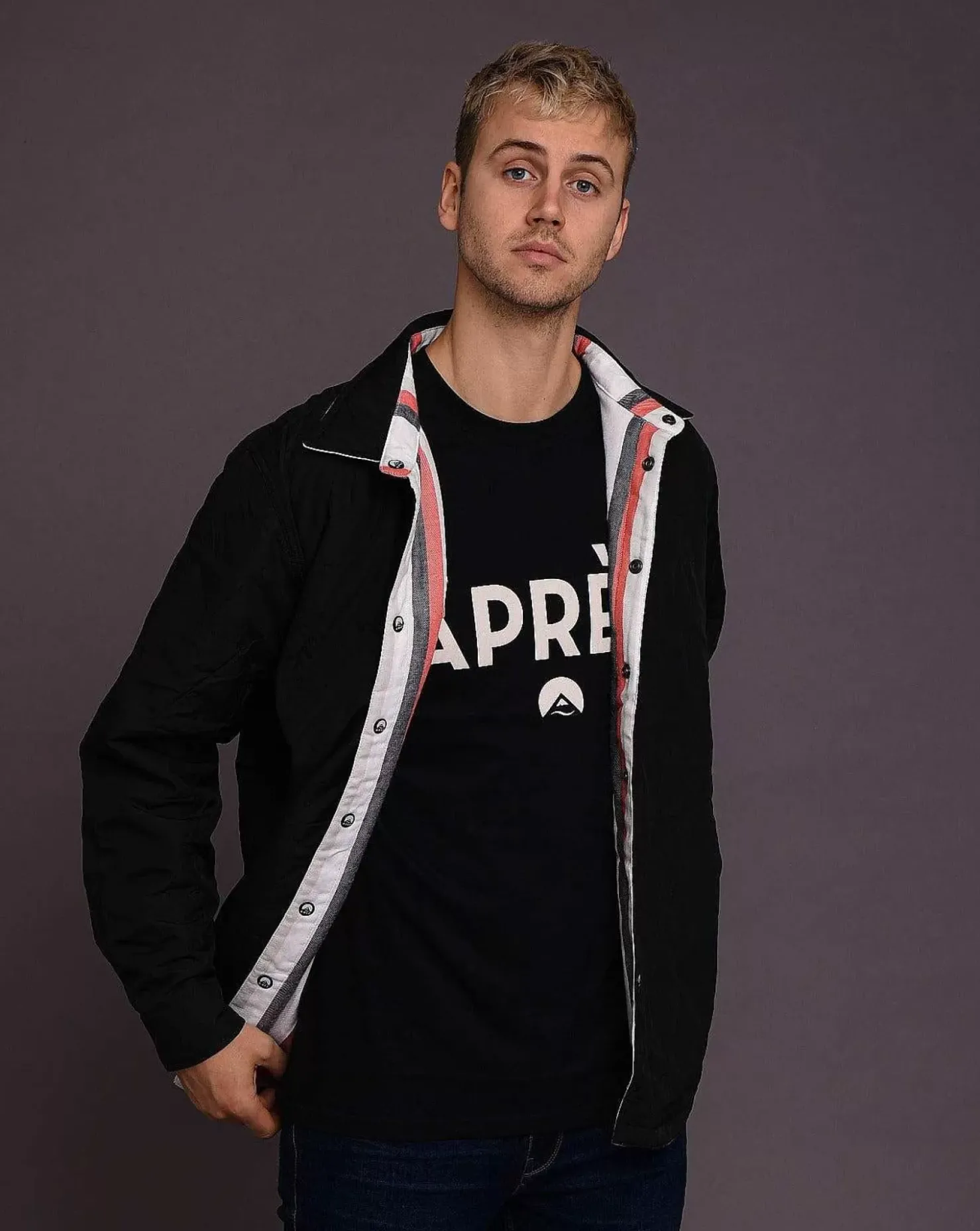 Men OOSC Insulated Jackets>Fresh Pow Men'S Reversible Mid-Layer Jacket - White, Red, Black & Grey