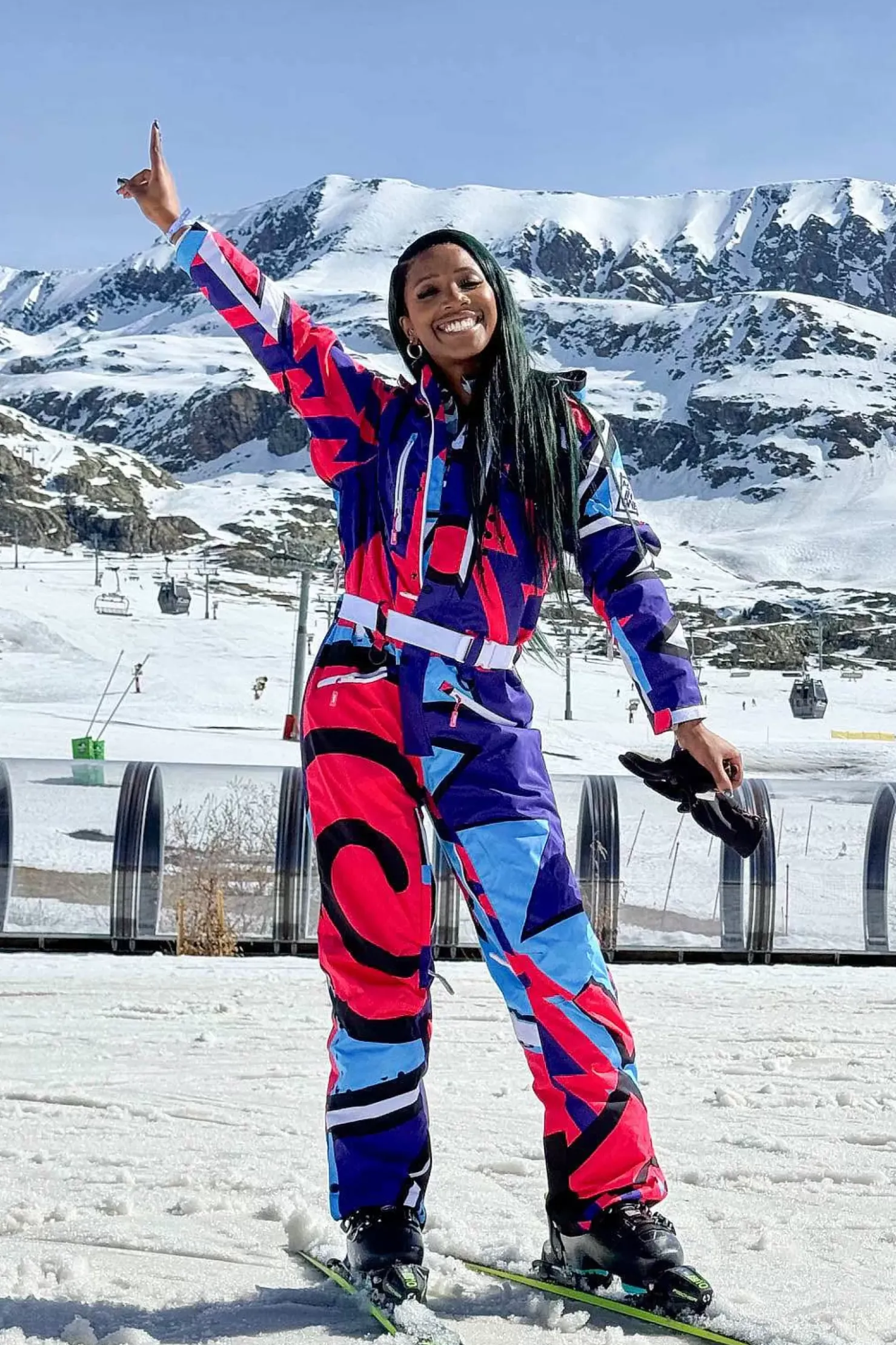 Women OOSC Ski Suits>Fresh Prince Curved Female Ski Suit