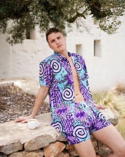 Men OOSC Summer Shirts>Fresh Prince Men'S Short Sleeve Shirt