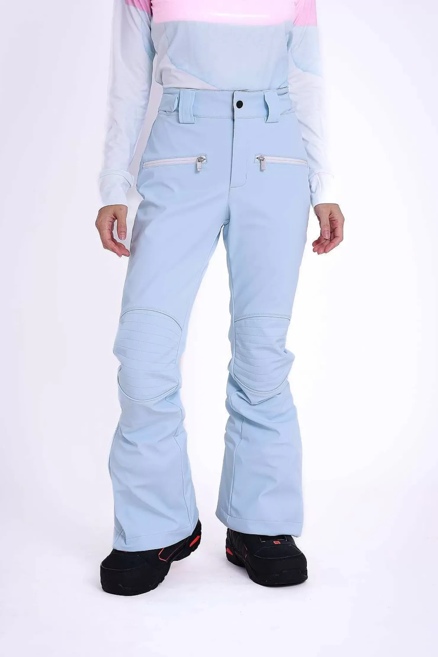 Women OOSC Chic Luxury>Ice Blue Chic Pants