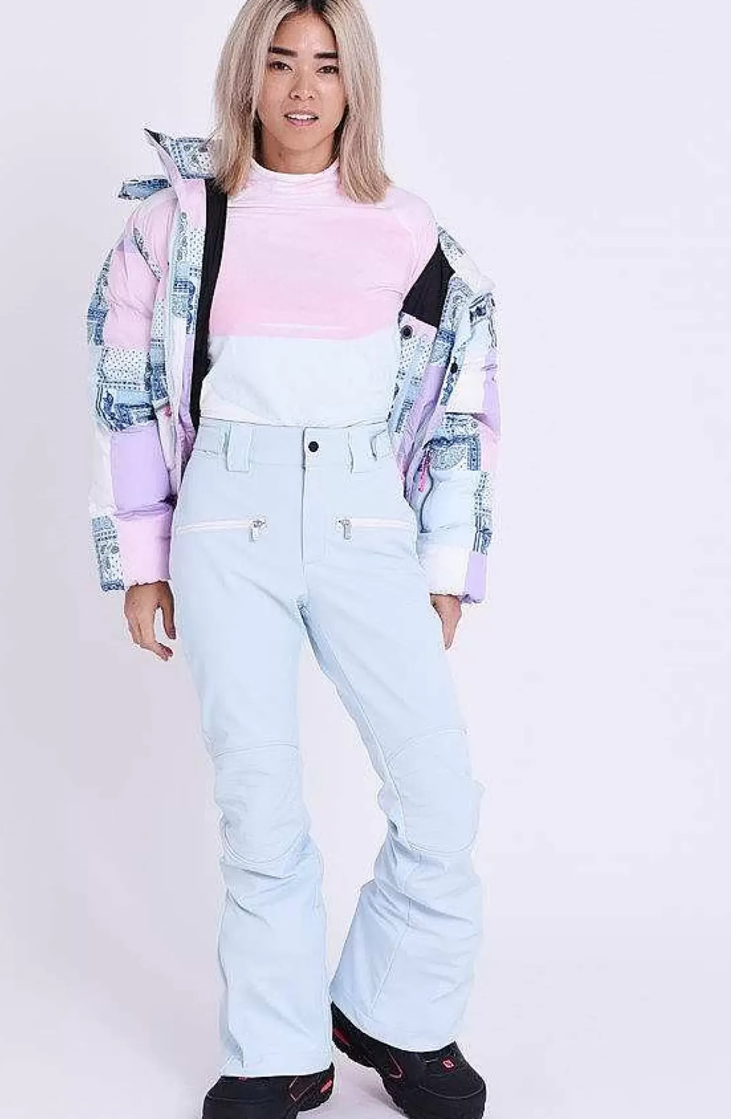 Women OOSC Chic Luxury>Ice Blue Chic Pants