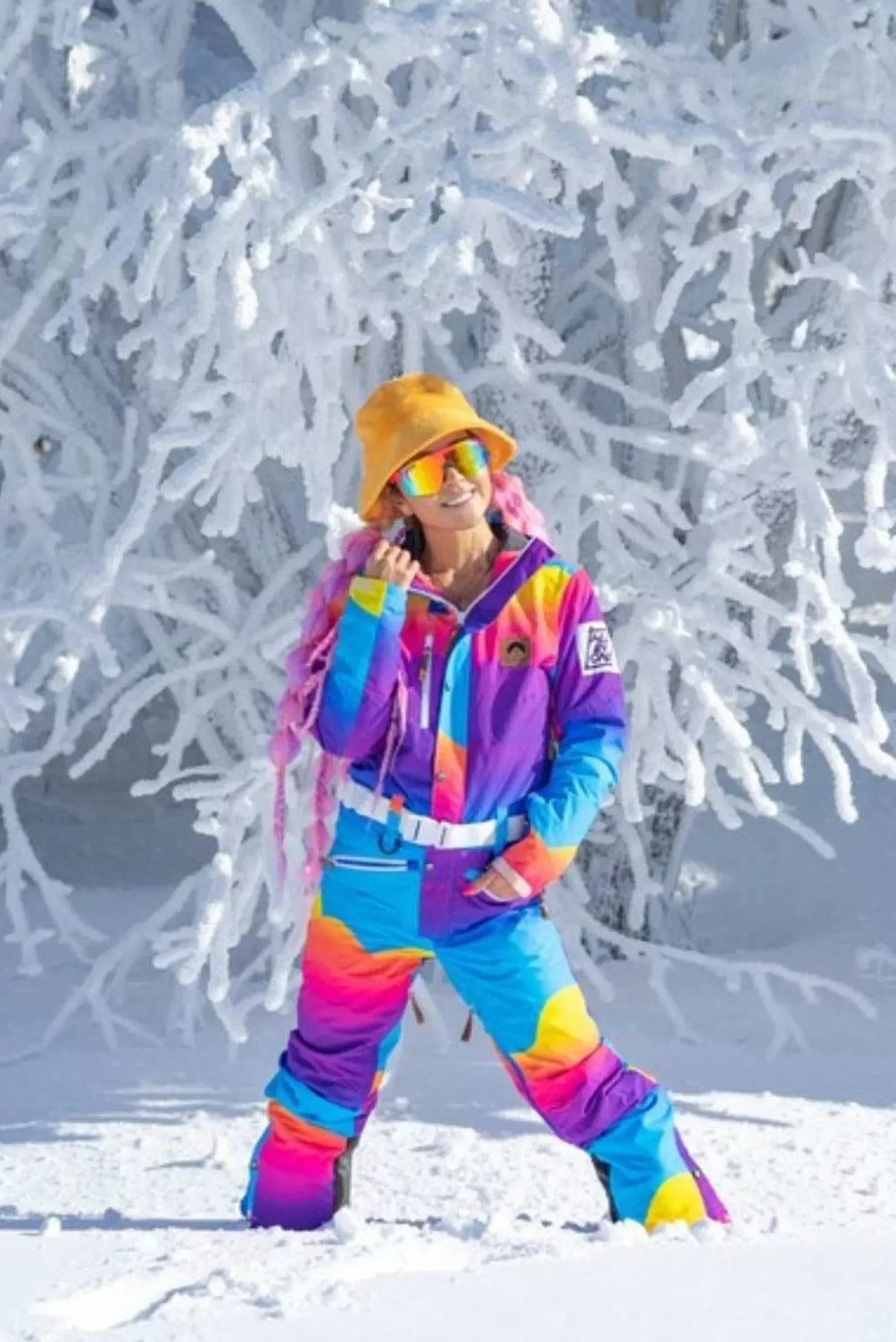 Women OOSC Ski Suits>Mambo Sunset Curved Female Ski Suit