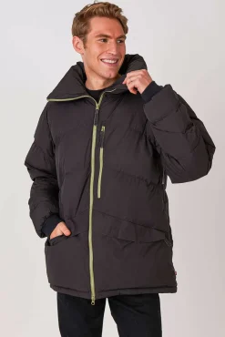 Men OOSC Snow Jackets>Men'S Puffer Jacket Black