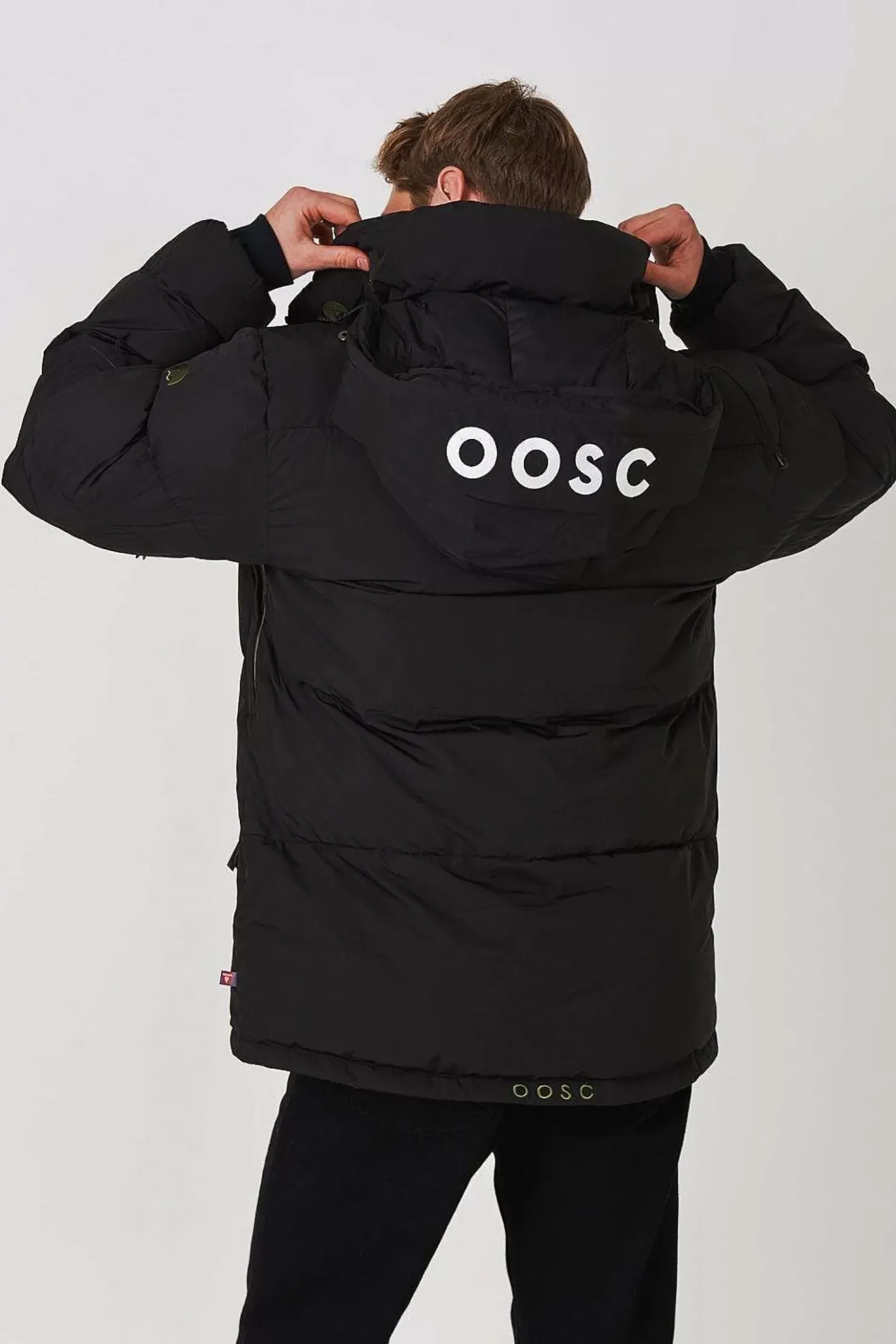 Men OOSC Snow Jackets>Men'S Puffer Jacket Black