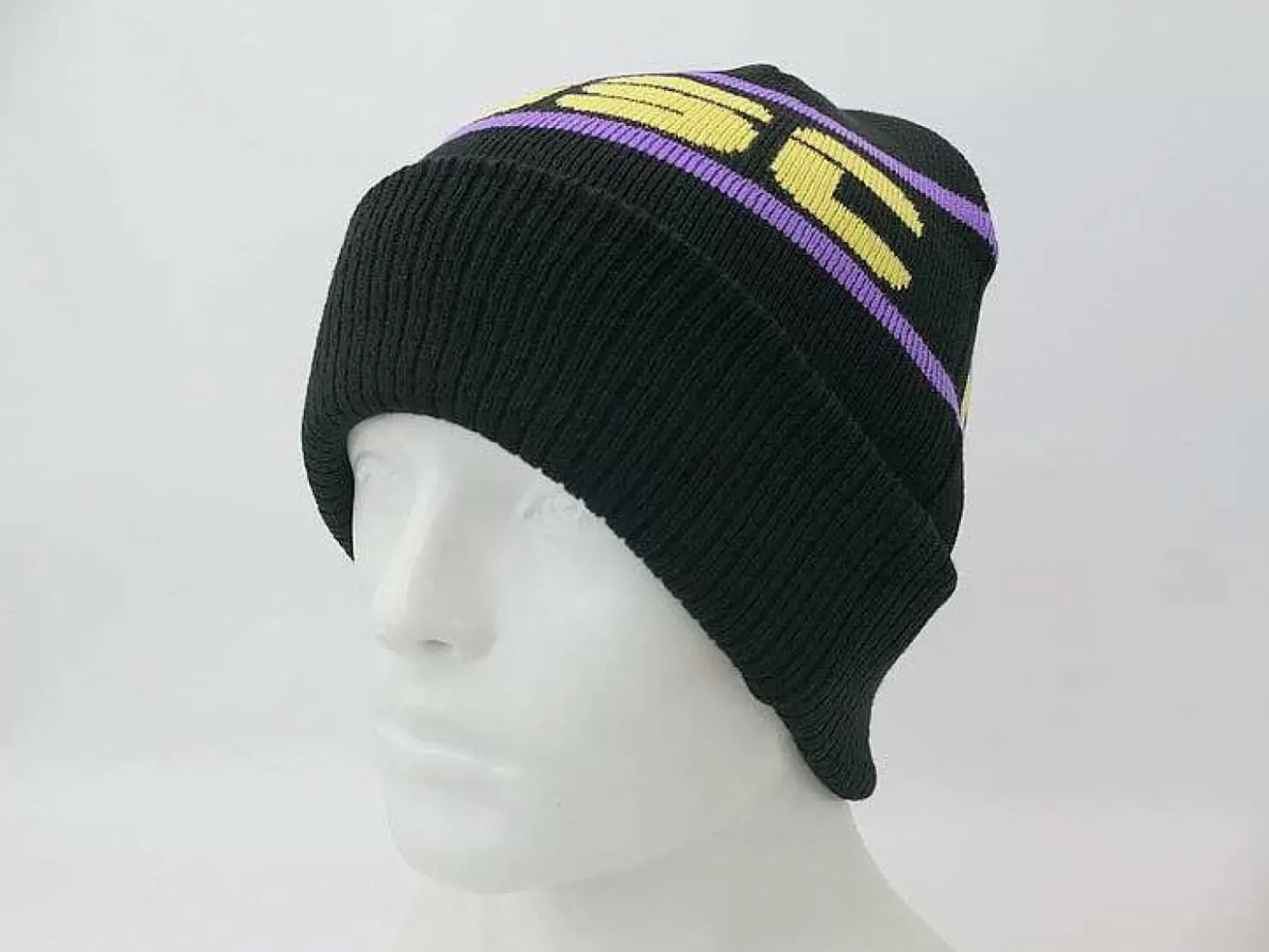 OOSC Beanies>Apres Beanie - Black, Purple, Yellow