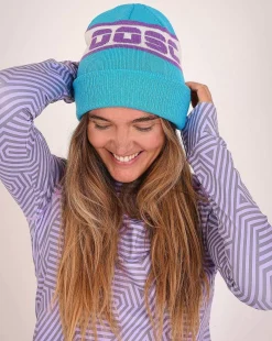 OOSC Beanies>Apres Beanie - Blue, Purple, White