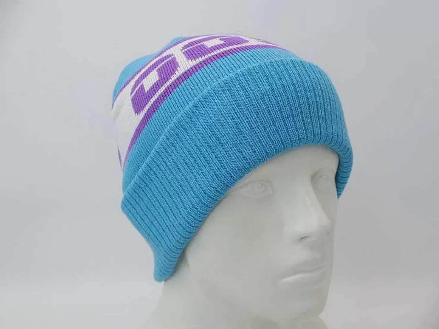 OOSC Beanies>Apres Beanie - Blue, Purple, White