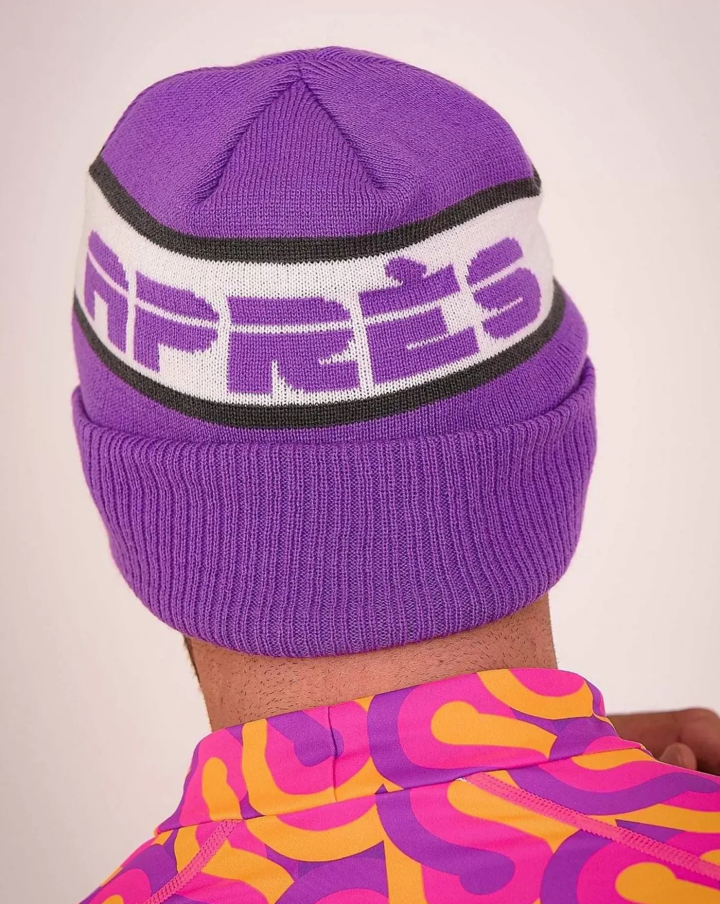 OOSC Beanies>Apres Beanie - Purple, White, Grey