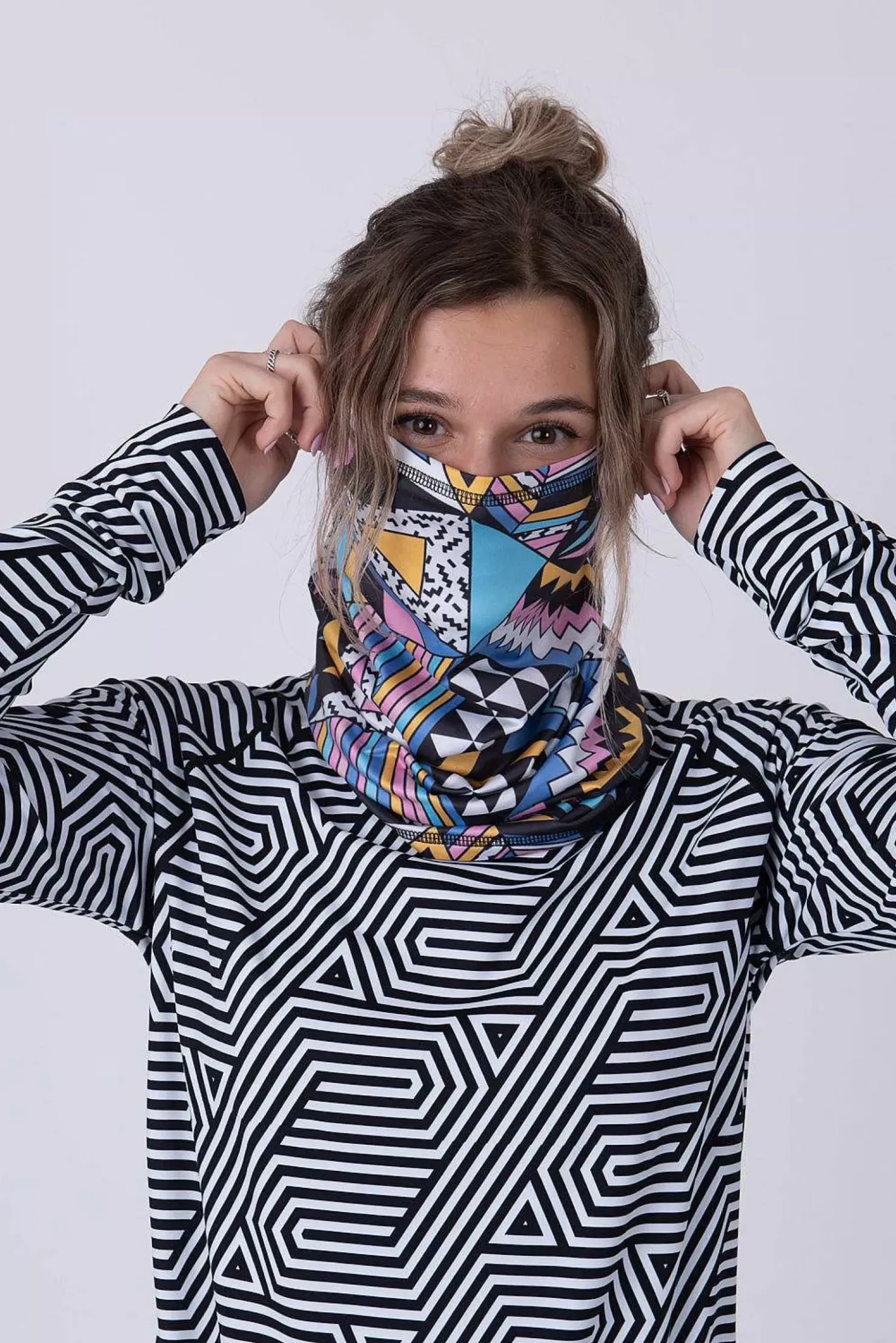 OOSC Neck Warmers>Neckwarmer - Blades Of Glory Print