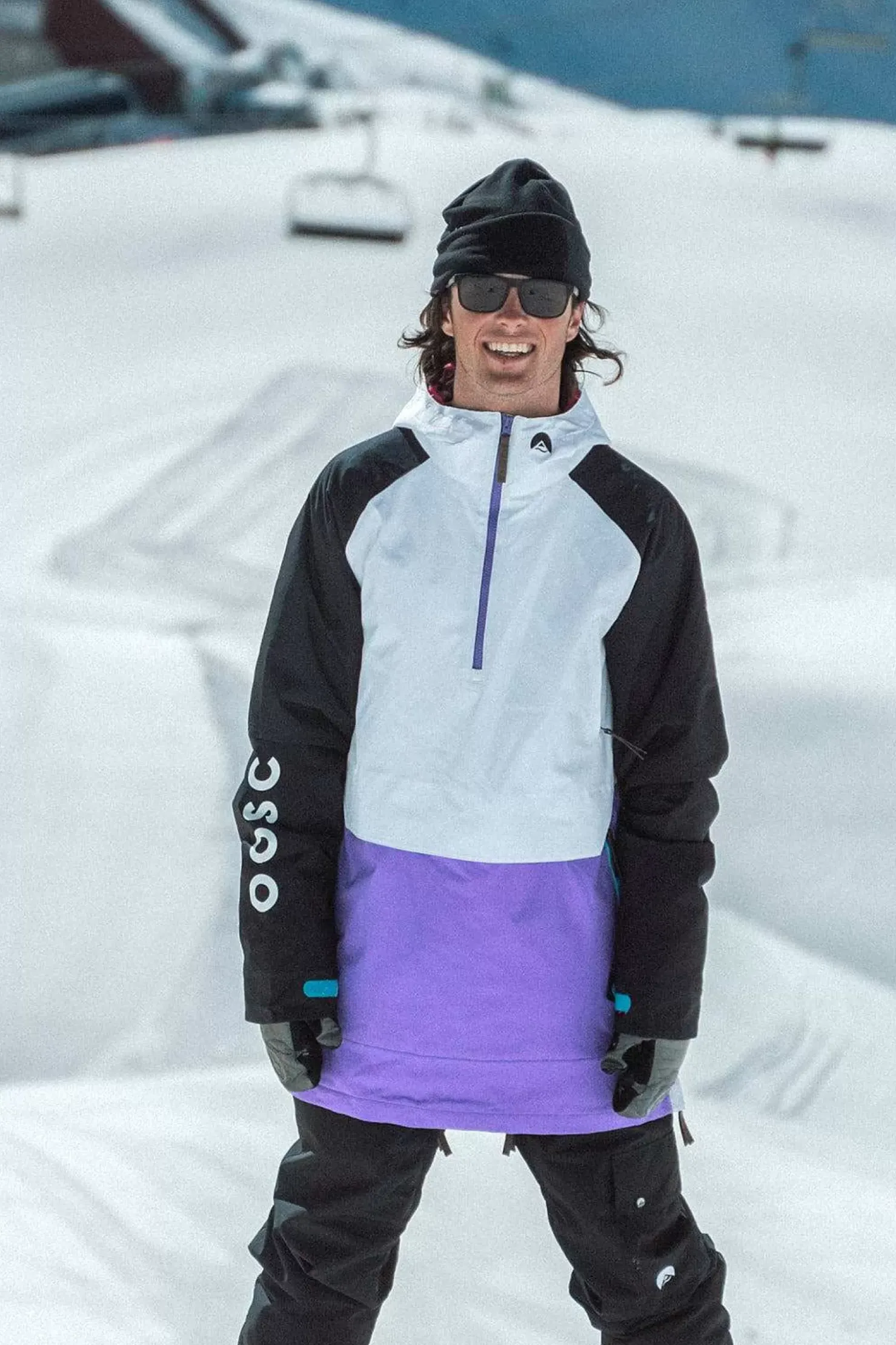 Men OOSC Snow Jackets>Sp Overhead Purple