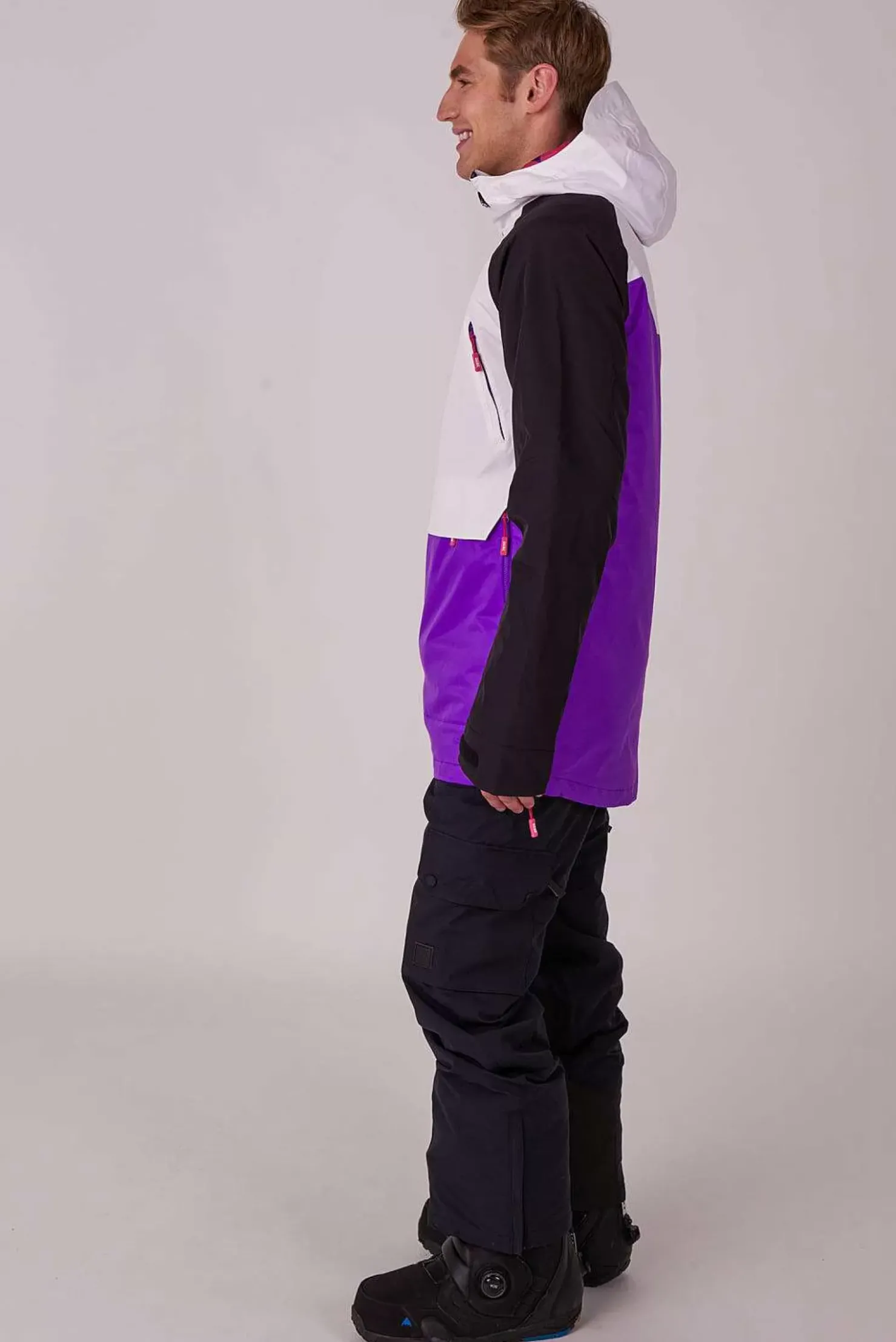 Men OOSC Snow Jackets>Sp Overhead Purple