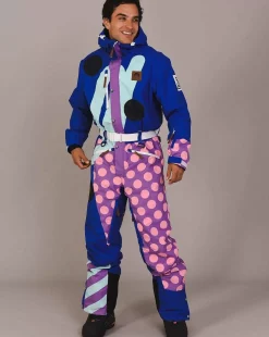 Men OOSC Ski Suits>Penfold In Blue Ski Suit - Men'S / Unisex