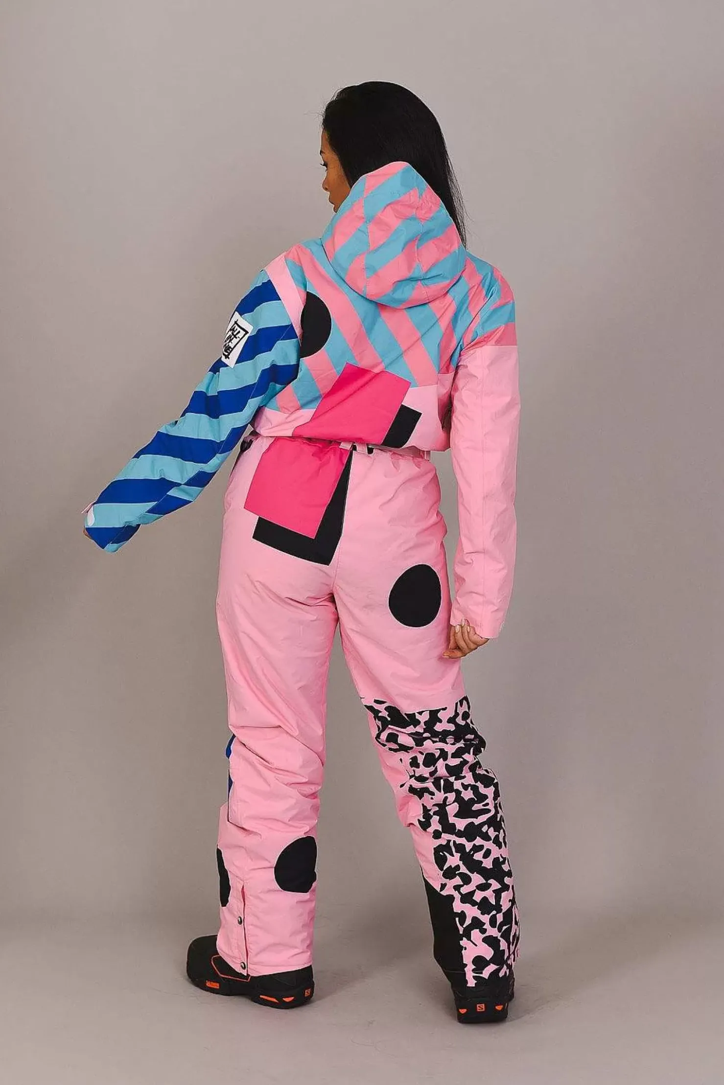 Women OOSC Curved Ski Suits>Penfold In Pink Ski Suit - Women'S Curved