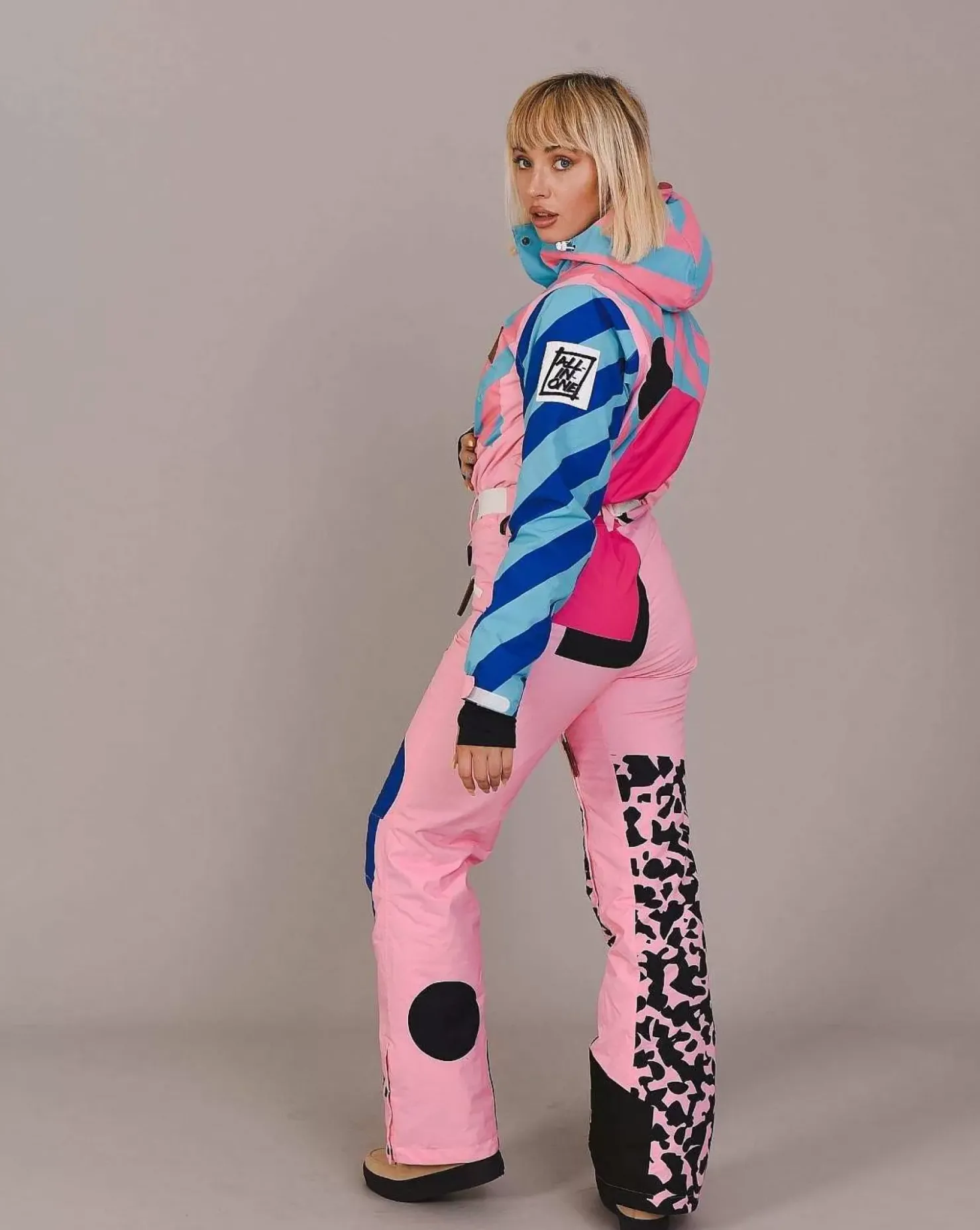 Women OOSC Ski Suits>Penfold In Pink Ski Suit - Women'S
