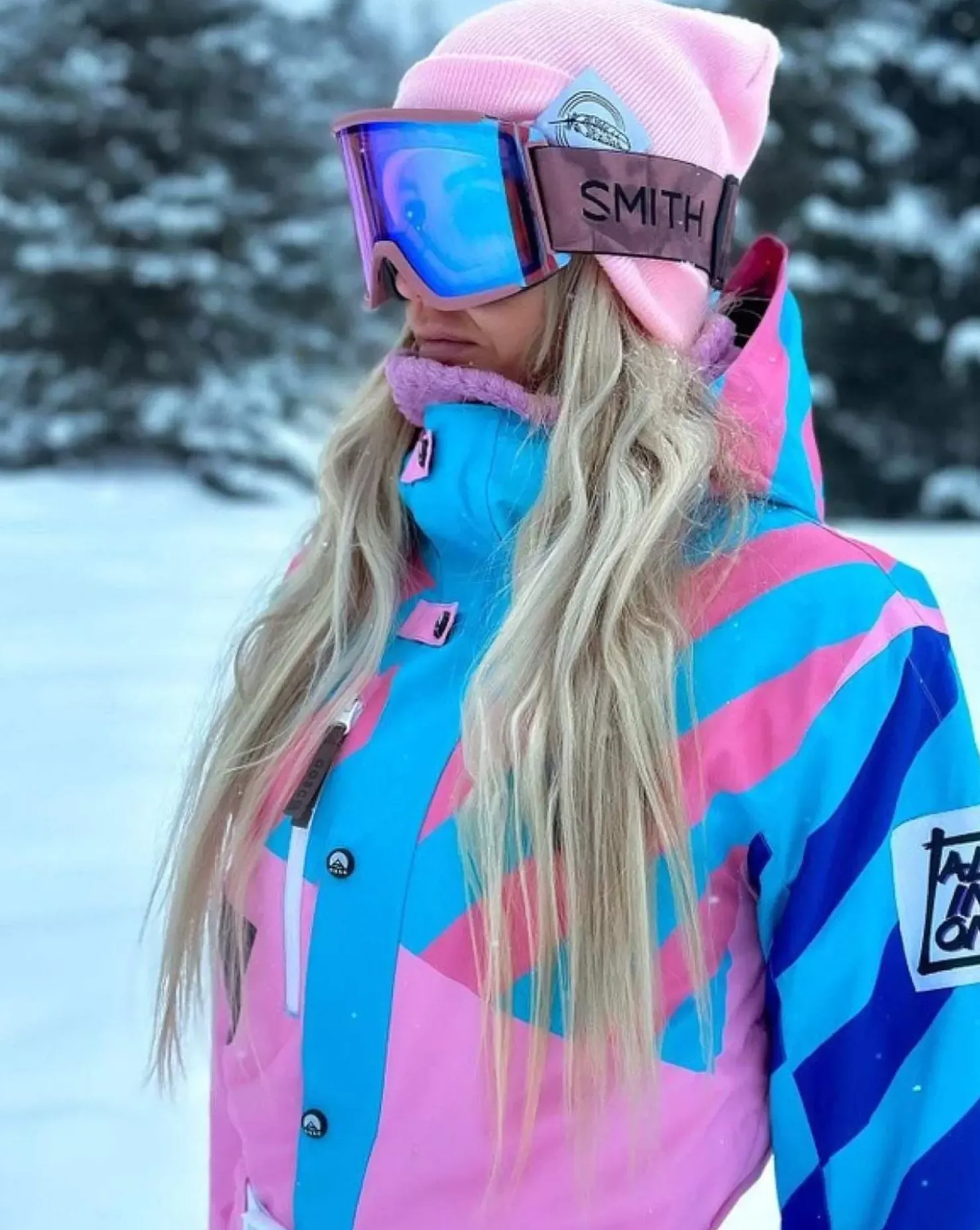 Women OOSC Ski Suits>Penfold In Pink Ski Suit - Women'S