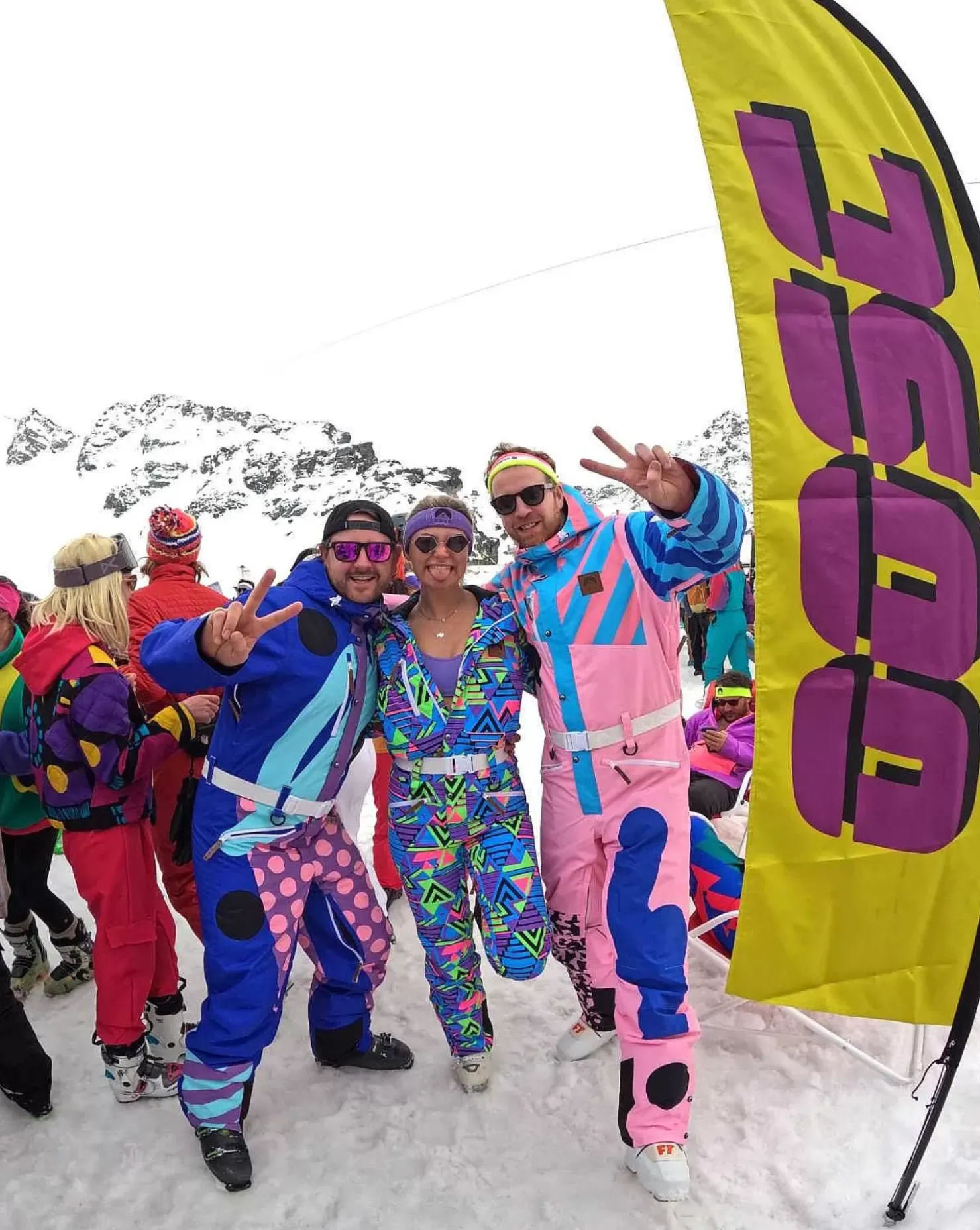 Men OOSC Ski Suits>Penfold In Pink Ski Suit - Men'S