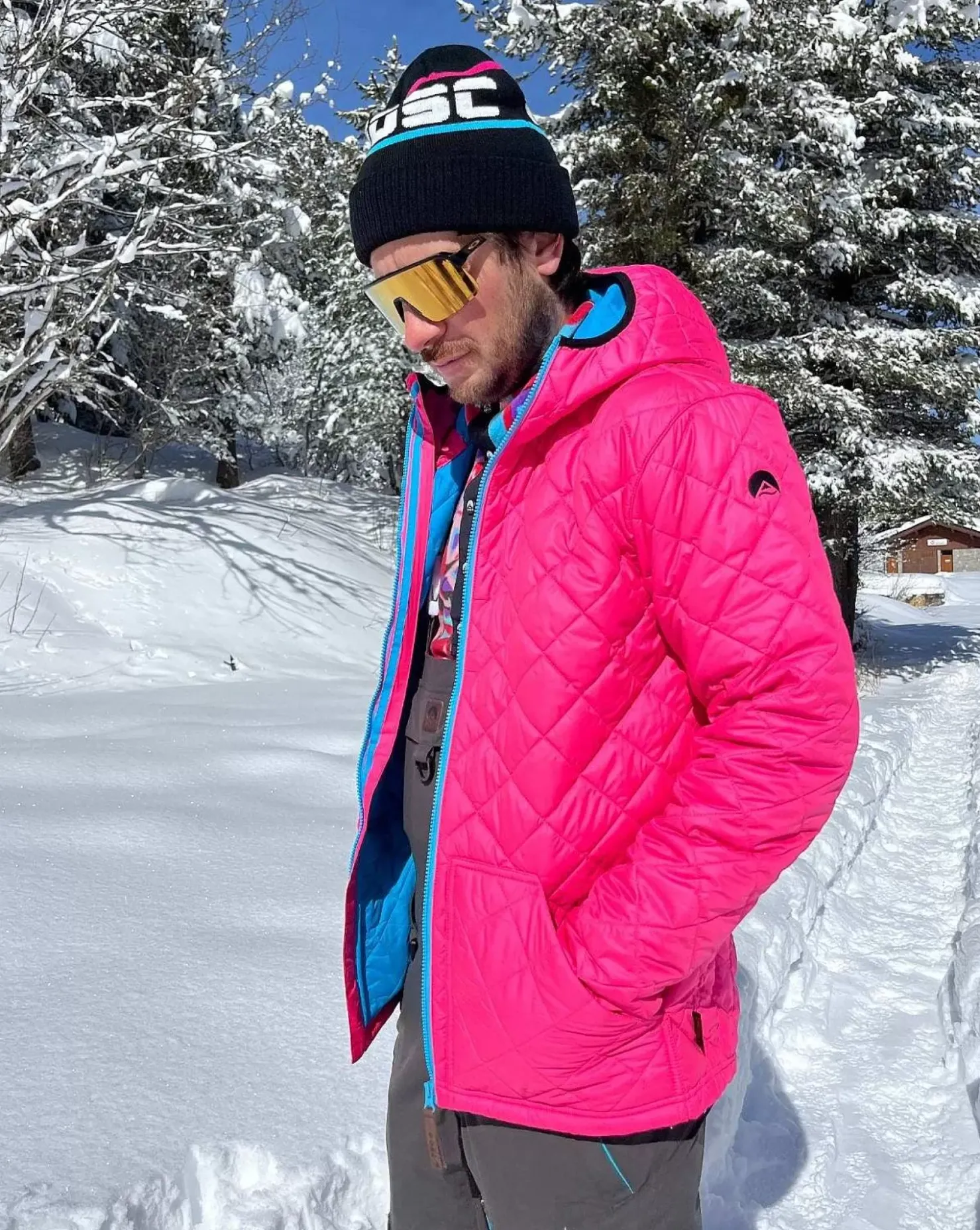 Men OOSC Insulated Jackets>Pink Glacier Thermolite® Insulated Jacket - Men'S