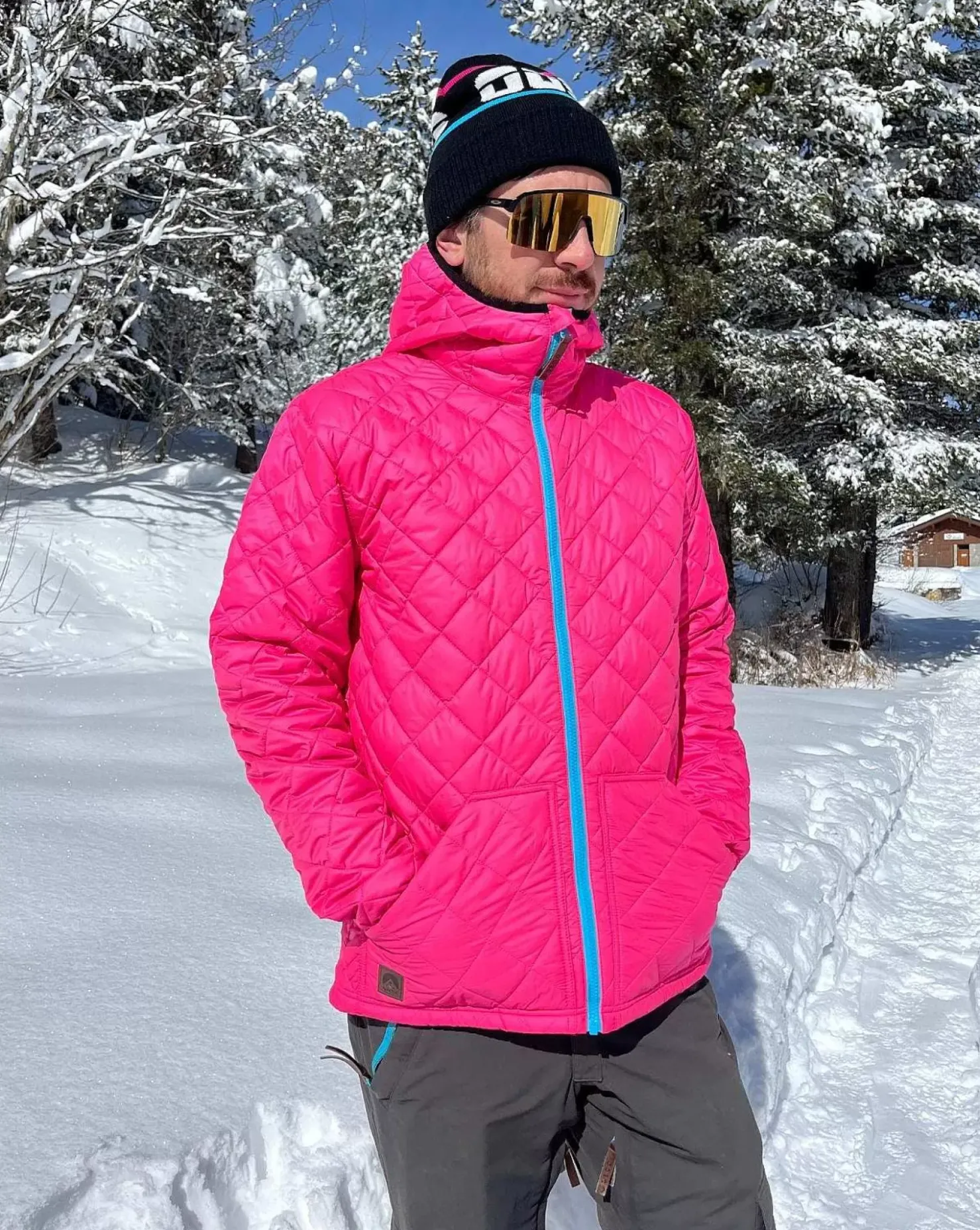 Men OOSC Insulated Jackets>Pink Glacier Thermolite® Insulated Jacket - Men'S