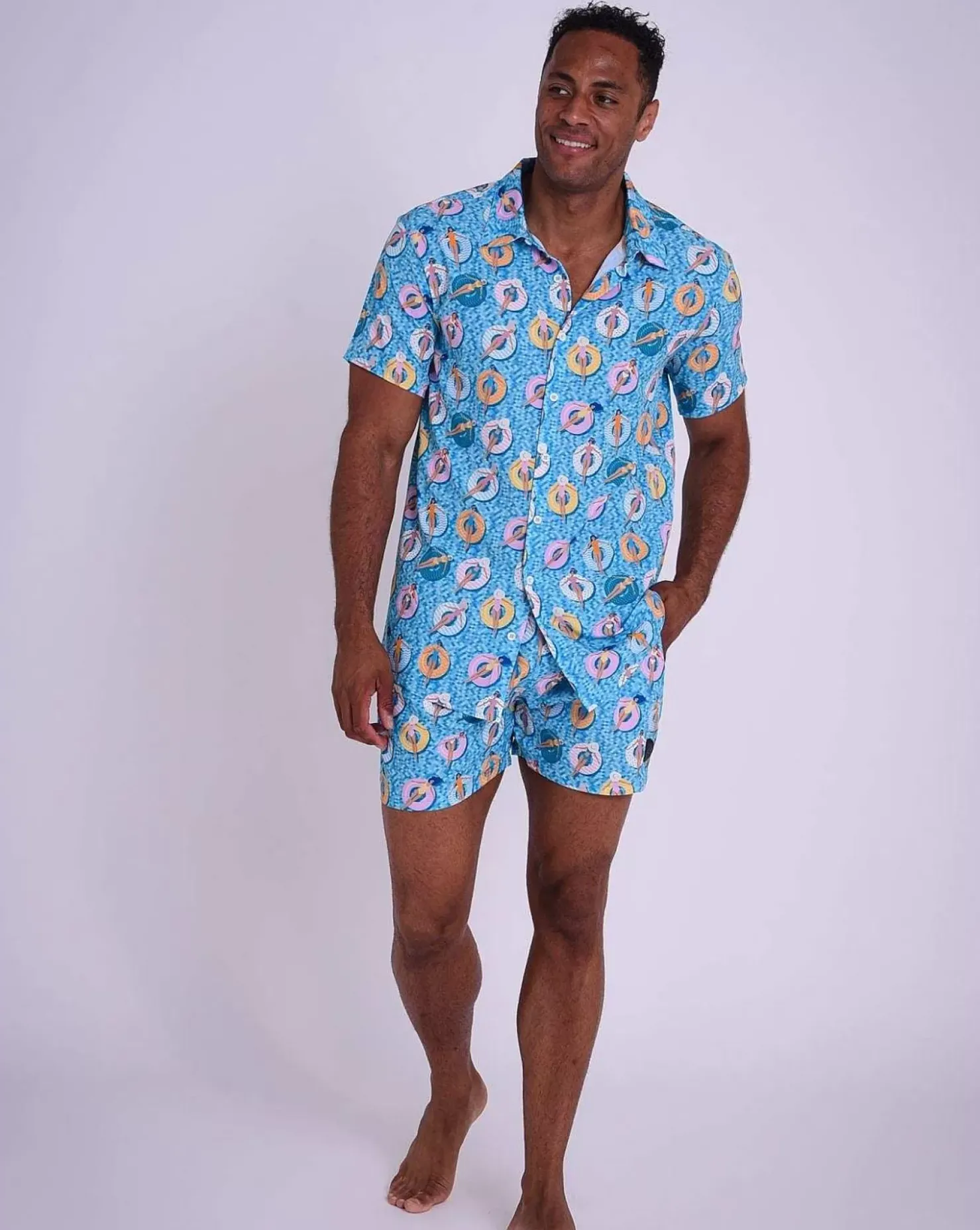 Men OOSC Summer Shirts>Poolside Men'S Short Sleeve Shirt