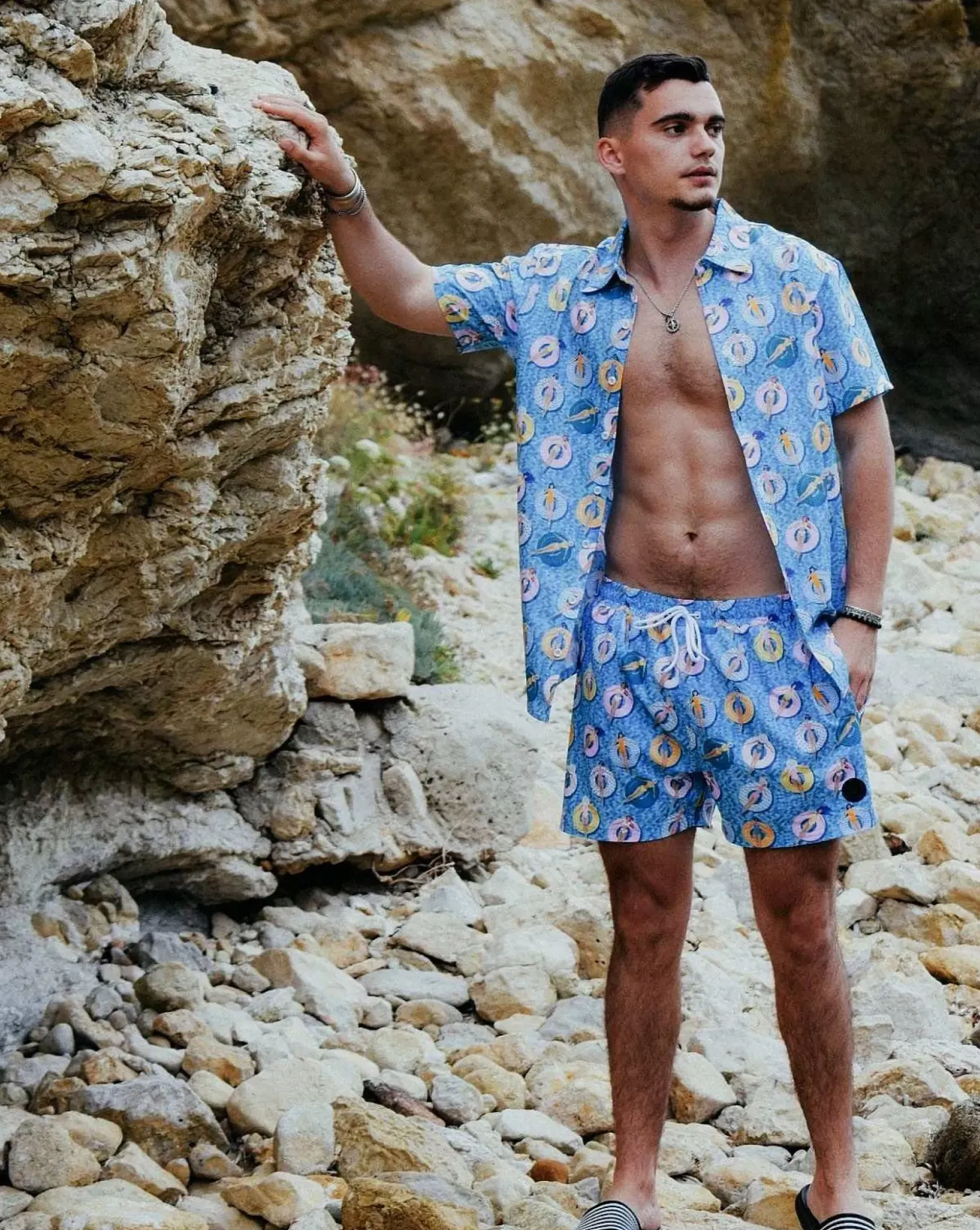 Men OOSC Swim Shorts>Poolside Men'S Swim Shorts