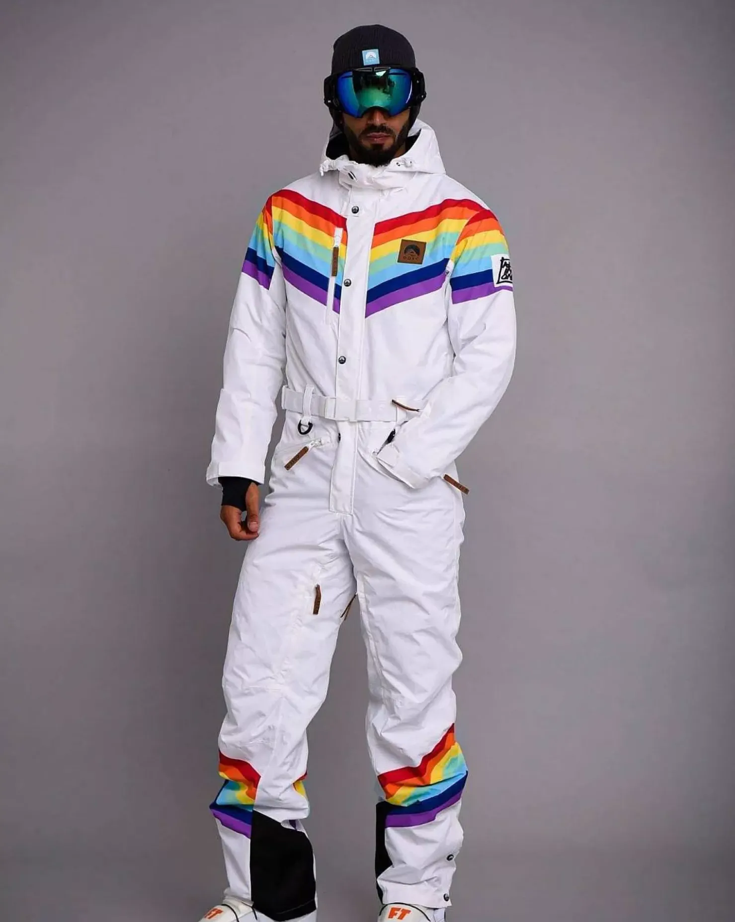 Men OOSC Ski Suits>Rainbow Road Ski Suit - Mens