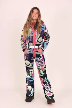 Women OOSC Ski Suits>Saved By The Bell Curved Female Ski Suit