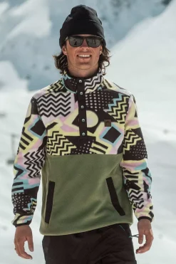 Men OOSC Fleeces>Saved By The Bell Fleece Khaki - Men'S