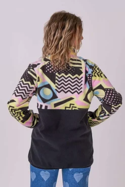 Women OOSC Fleece>Saved By The Bell Fleece Black - Women'S