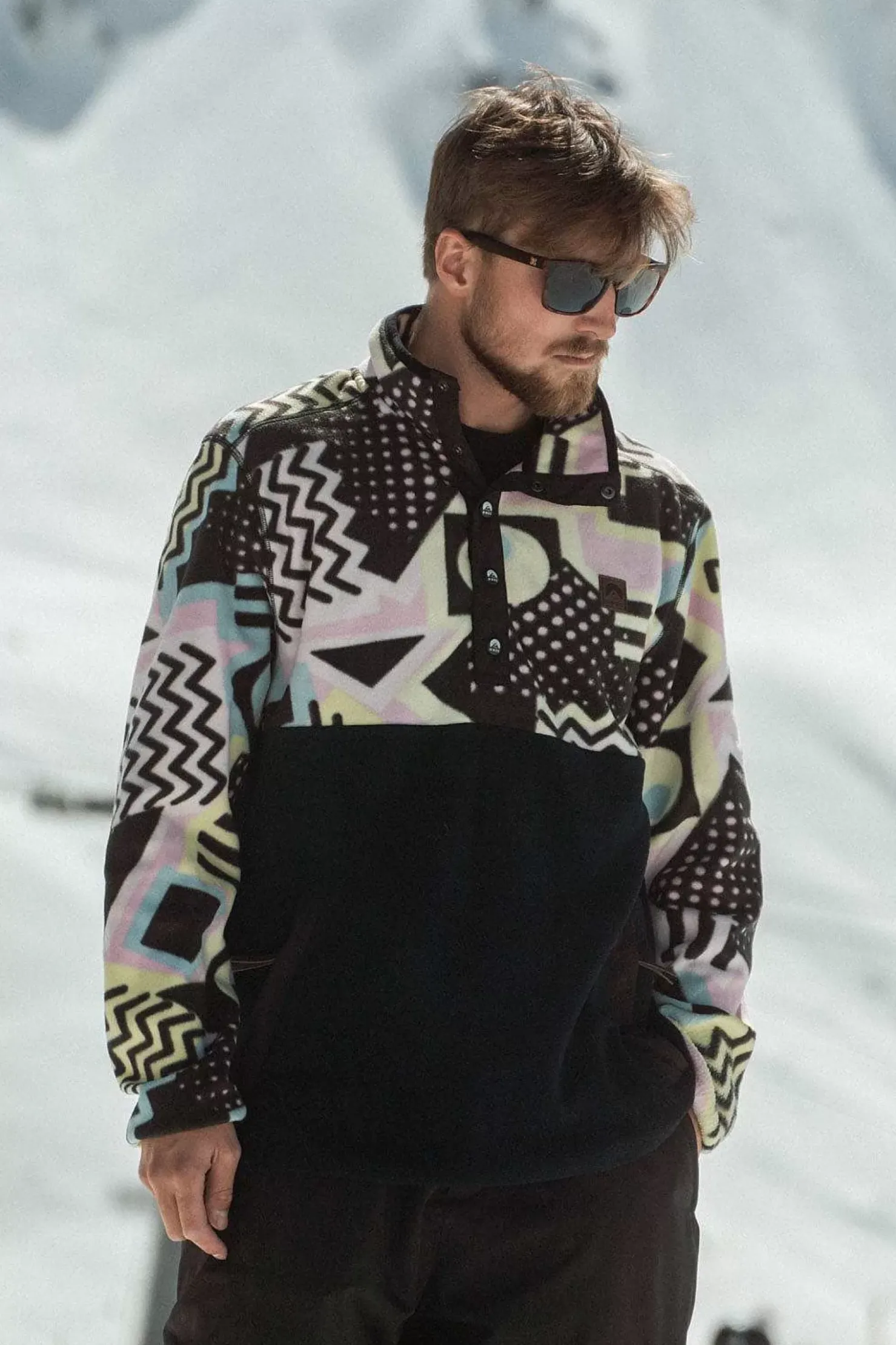 Men OOSC Fleeces>Saved By The Bell Fleece Black - Men'S