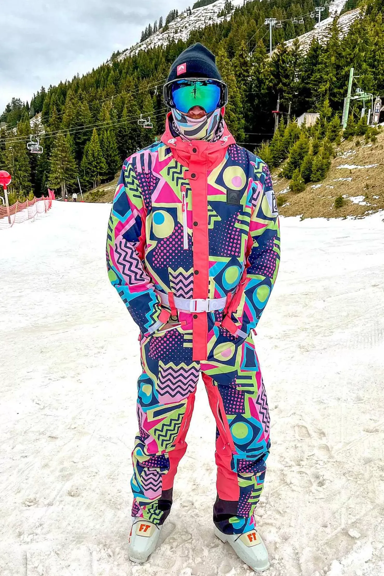 Men OOSC Ski Suits>Saved By The Bell Men'S Ski Suit