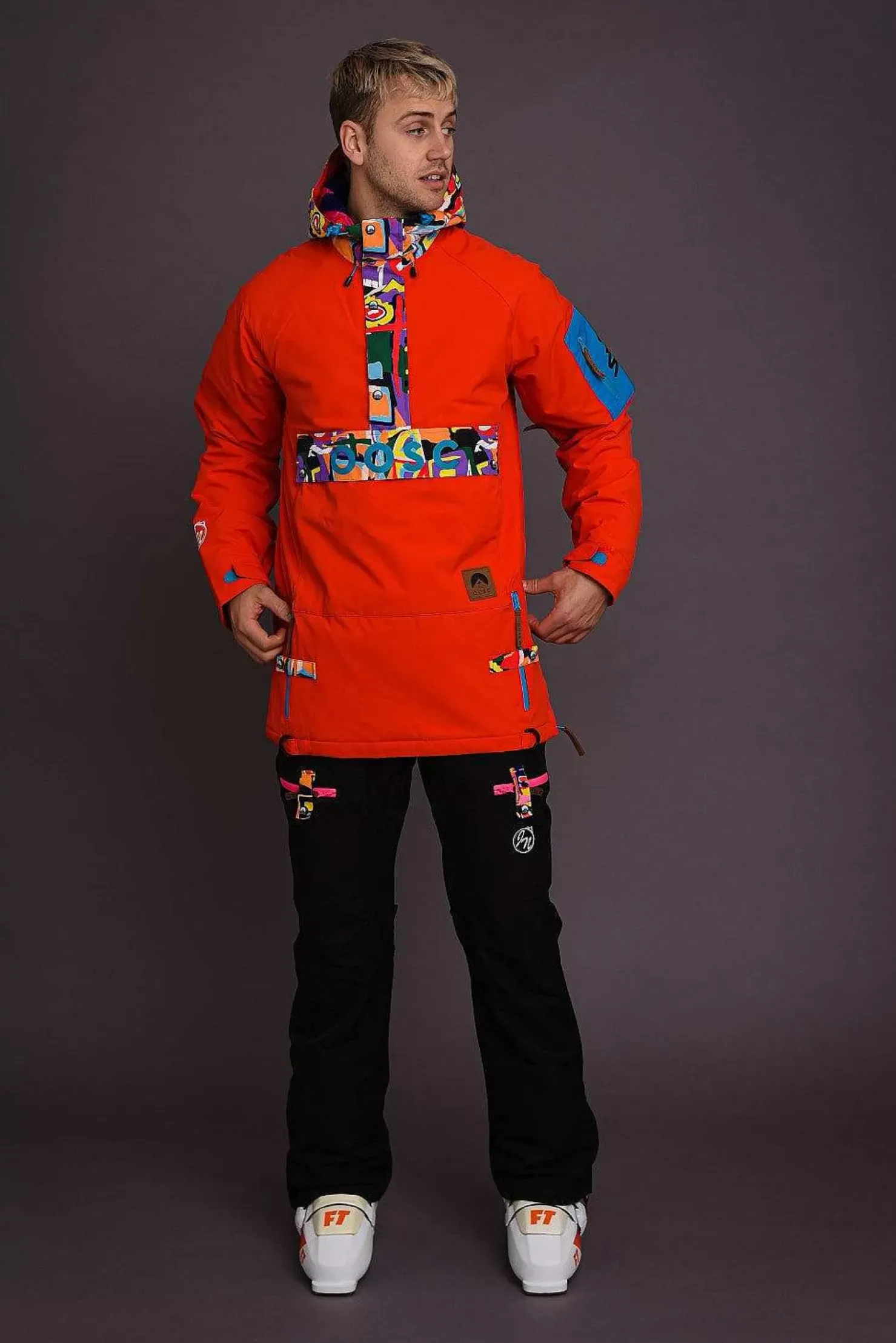 Men OOSC Snow Jackets>Snow Park Overhead Jacket - Red