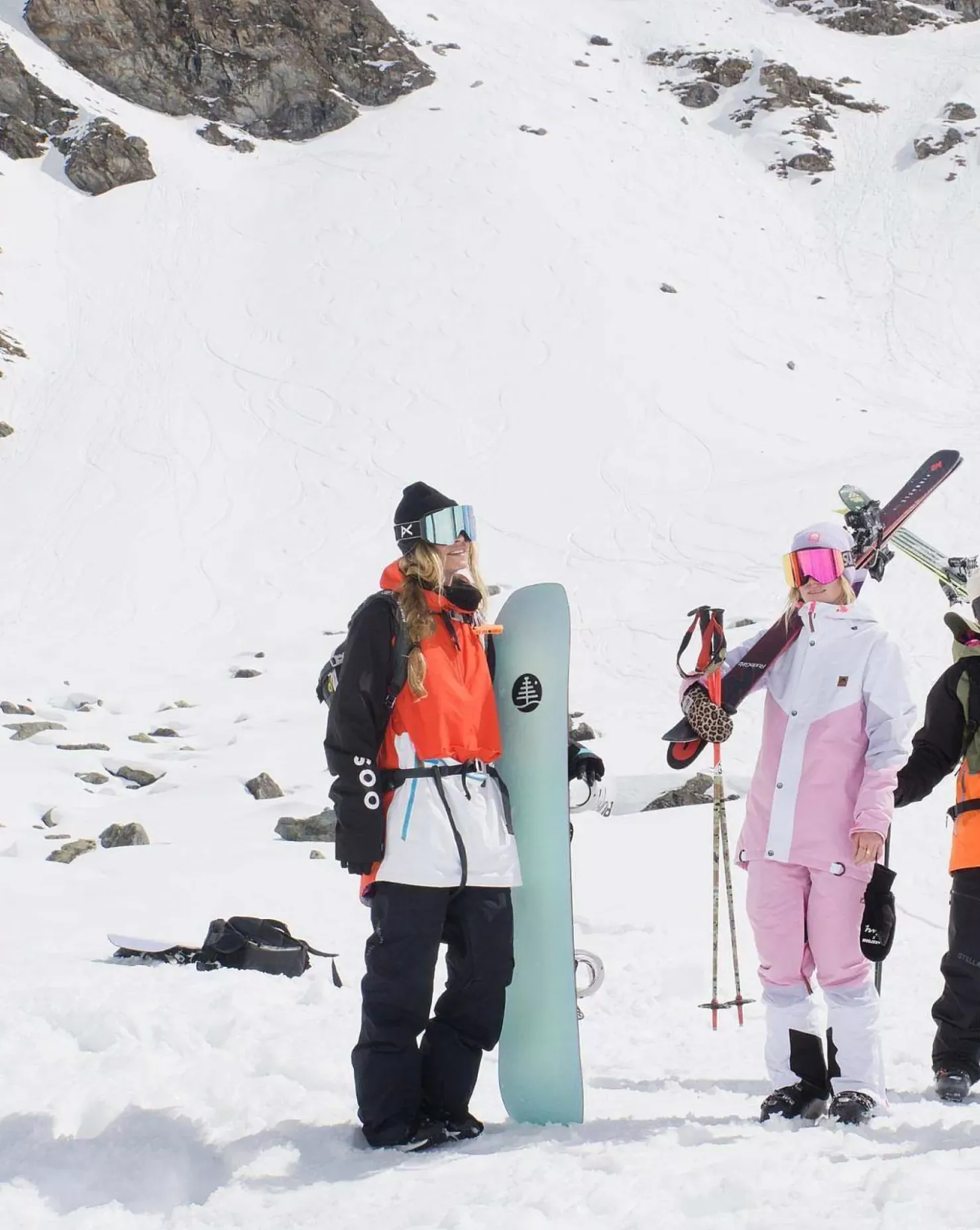 Men OOSC Snow Jackets>Snow Park Overhead Jacket - White & Red