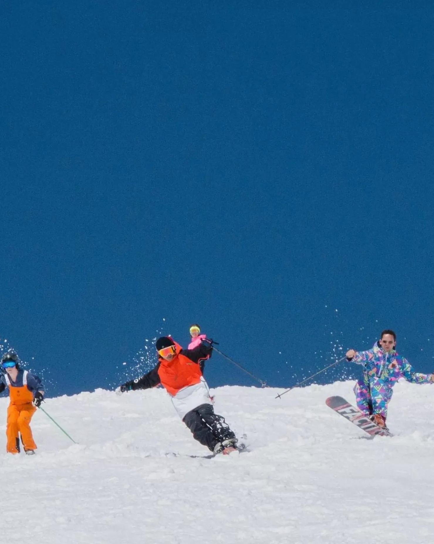 Men OOSC Snow Jackets>Snow Park Overhead Jacket - White & Red