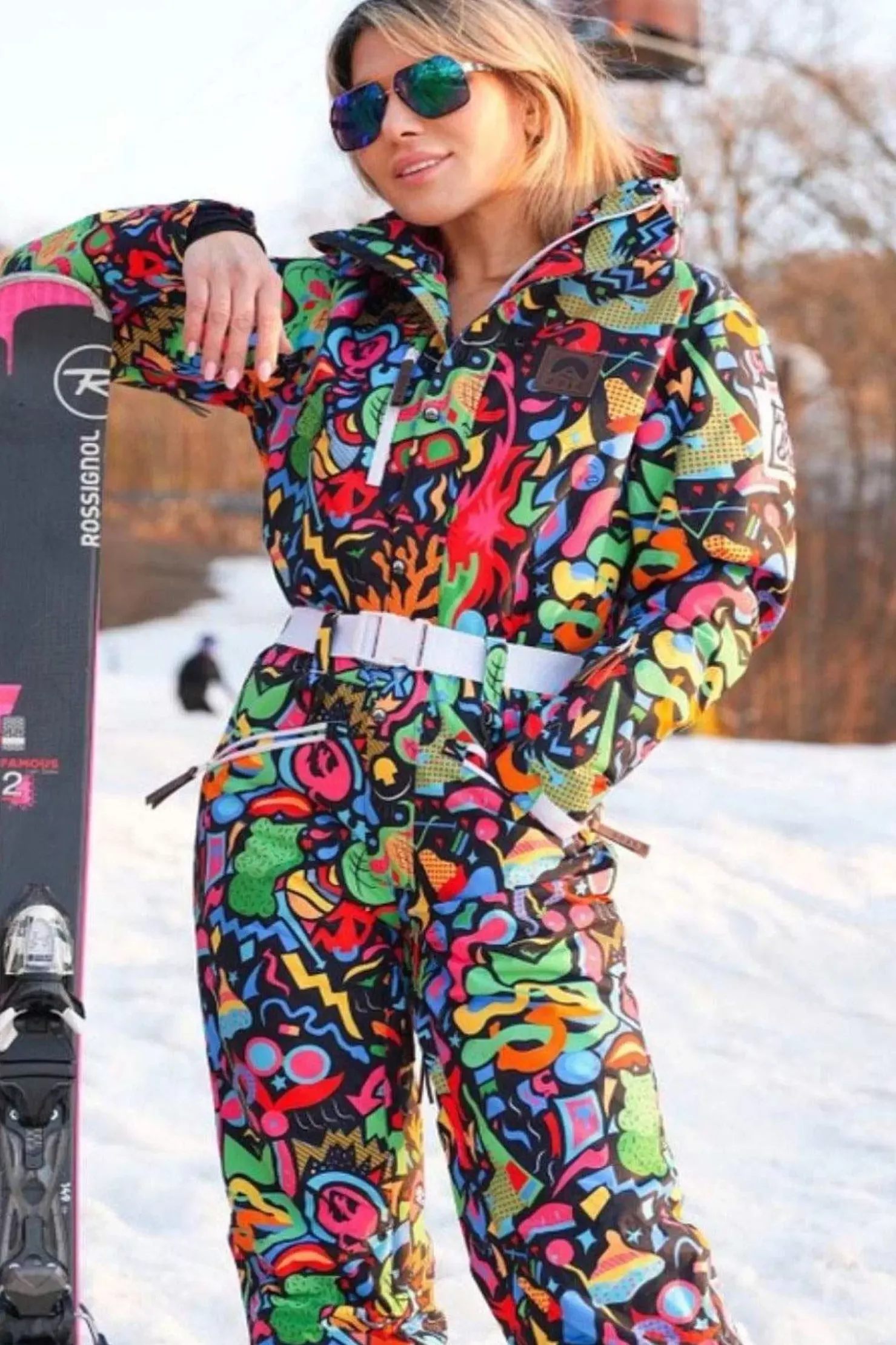 Women OOSC Ski Suits>Stairway To Heaven Curved Female Ski Suit