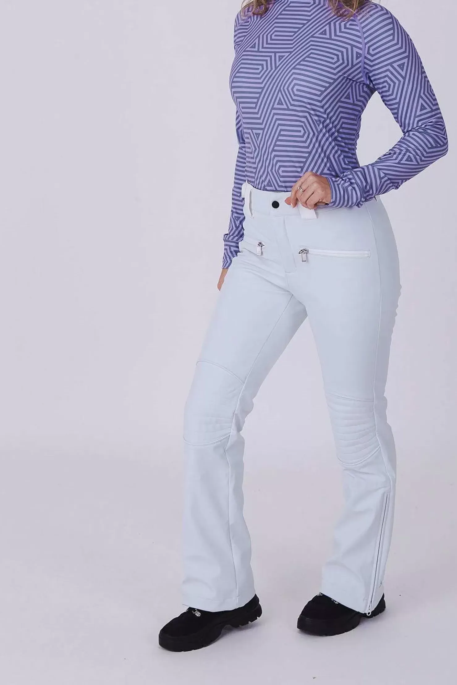 Women OOSC Chic Luxury>White Chic Pants