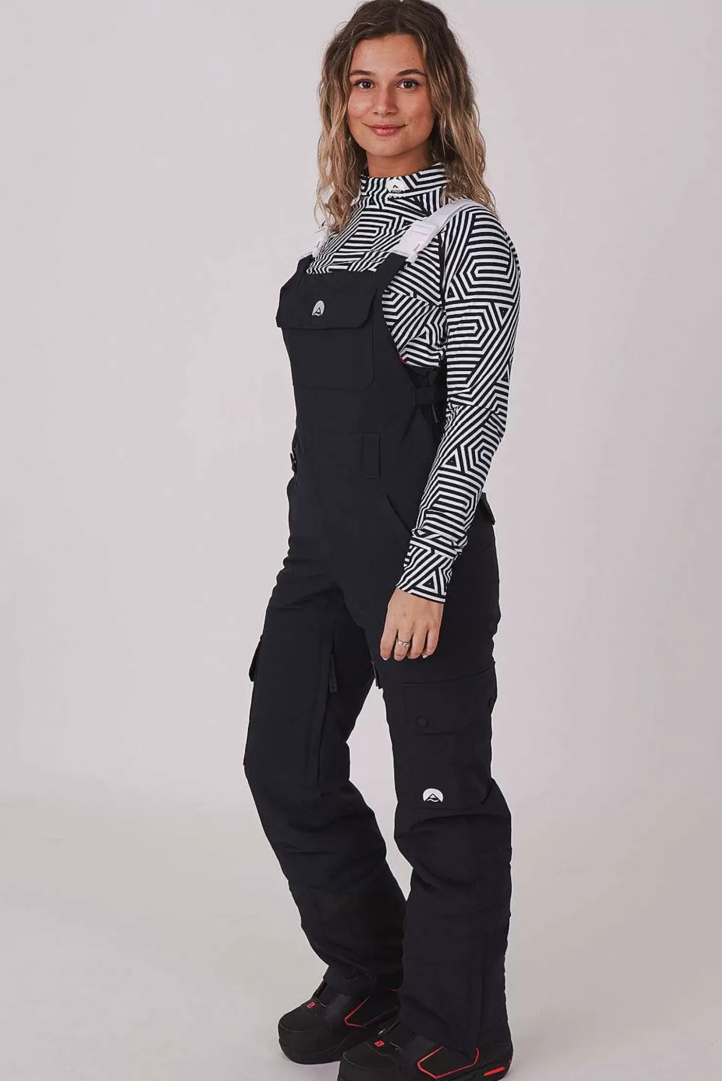 Women OOSC Yeh Girl Jackets & Bib Pants>Yeh Girl Bib Pant Black